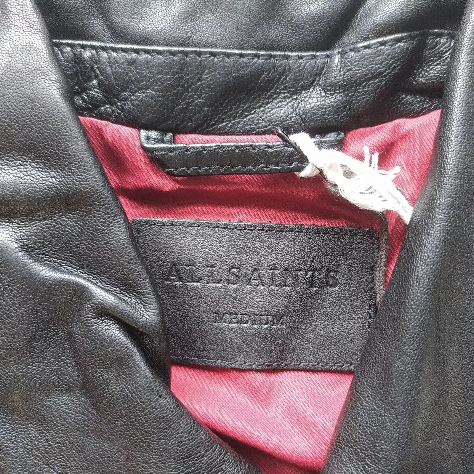 Allsaints ALLSAINTS Bolt Leather Biker Jacket IFD 0748 Size US M / EU 48-50 / 2 - 5 Thumbnail