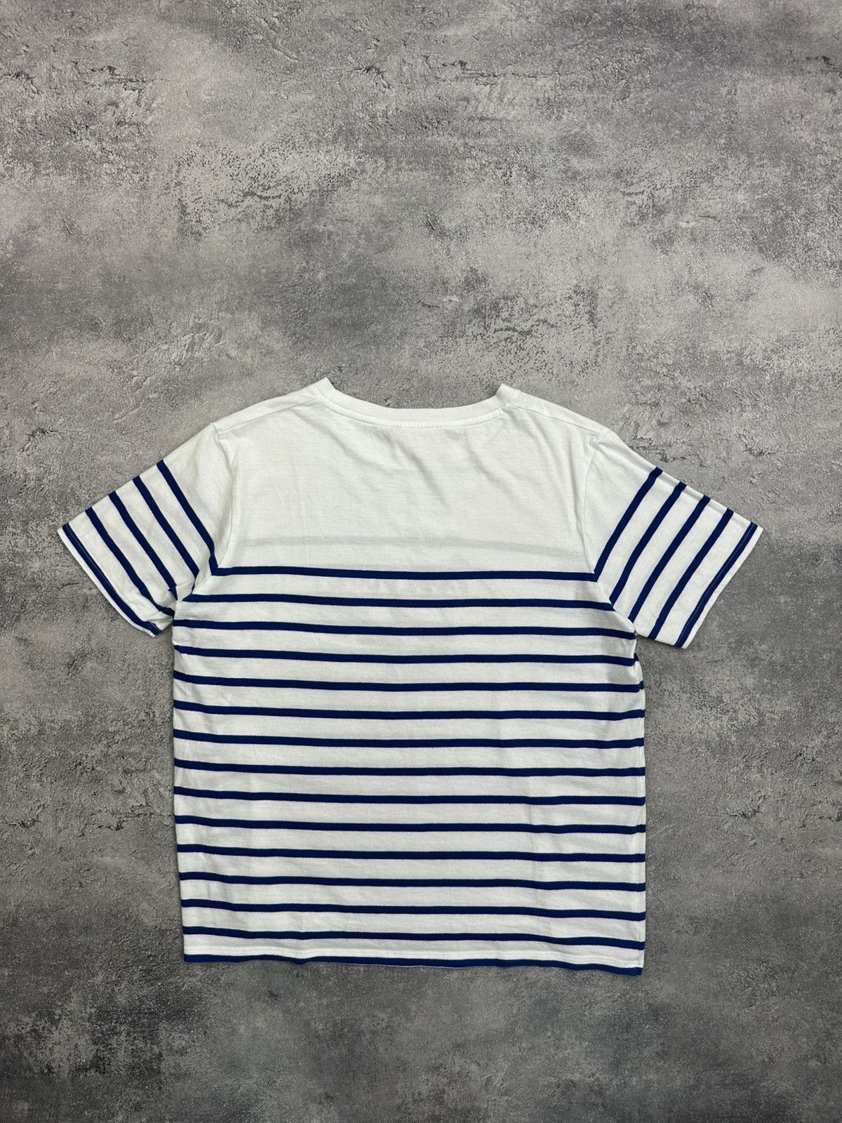 Sezane Sezane Paris Amour T-Shirt Blue Striped White Tee Size S Size S / US 4 / IT 40 - 10 Thumbnail