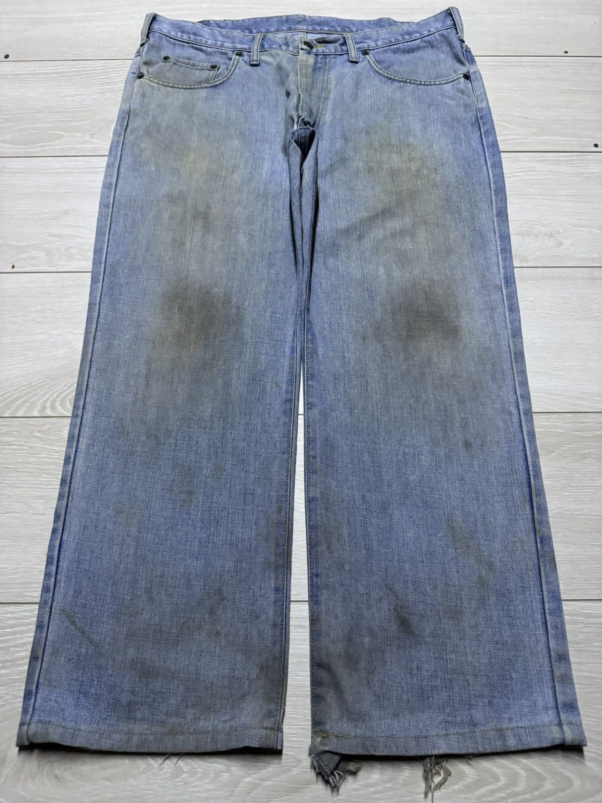 Edwin Vintage Japanese Edwin 403 Grunge Distressed Baggy Jeans Size US 38 / EU 54 - 1 Thumbnail