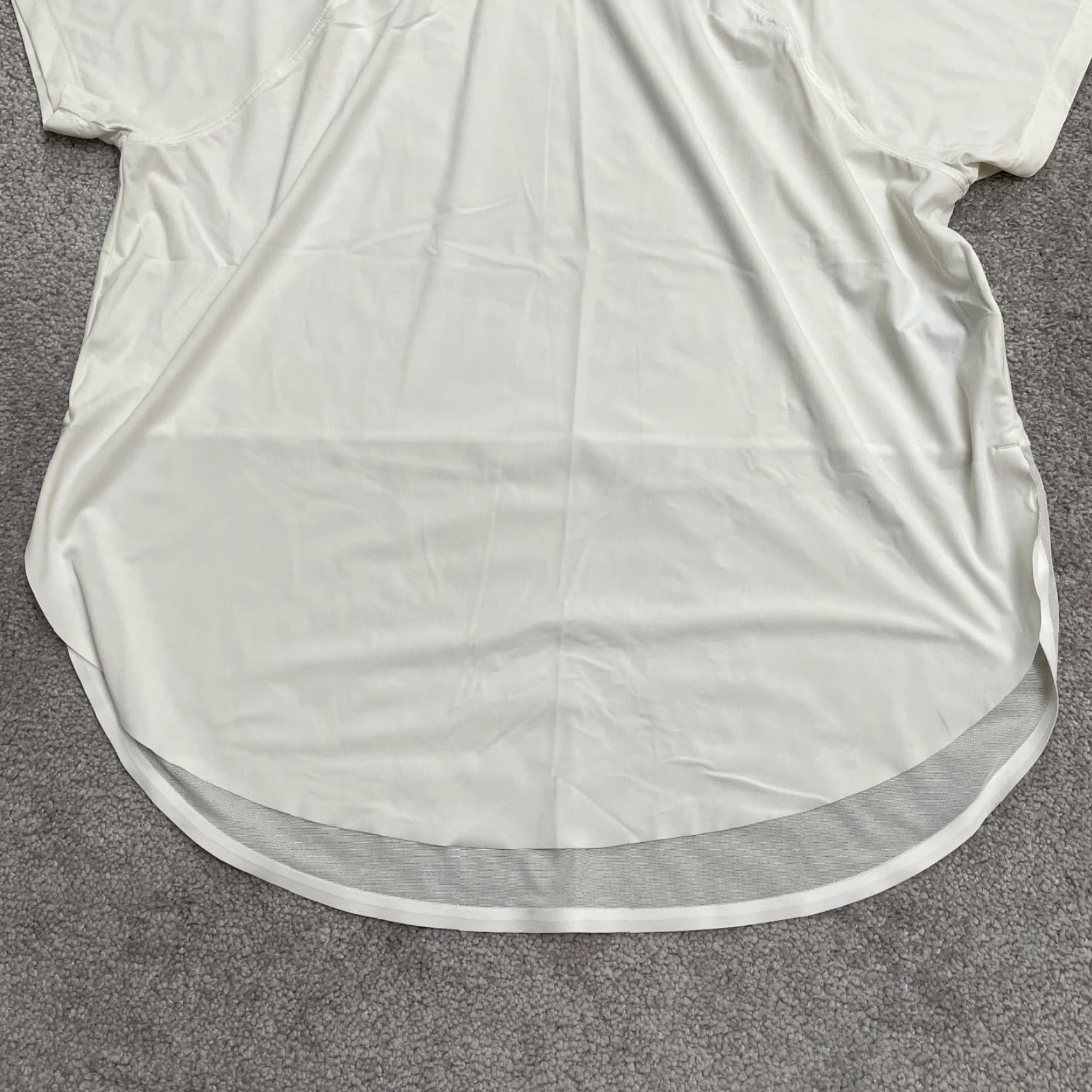 Vintage Active T-Shirt Womens L White Crew Neck Short Sleeve Nylon Athletic Size L / US 10 / IT 46 - 4 Thumbnail