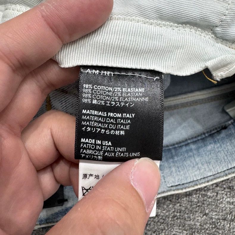 Amiri Amiri Rendered Jeans Size US 34 / EU 50 - 4 Thumbnail