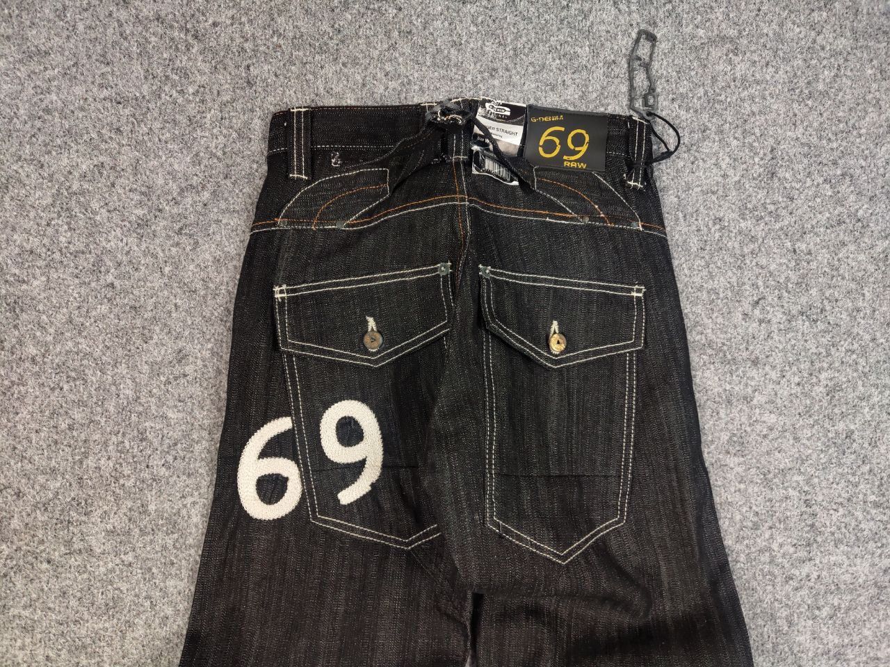 G-Star Vintage 90's G star Raw 96 Colin Dark Denim Ruger Jeans Size US 28 / EU 44 - 12 Thumbnail