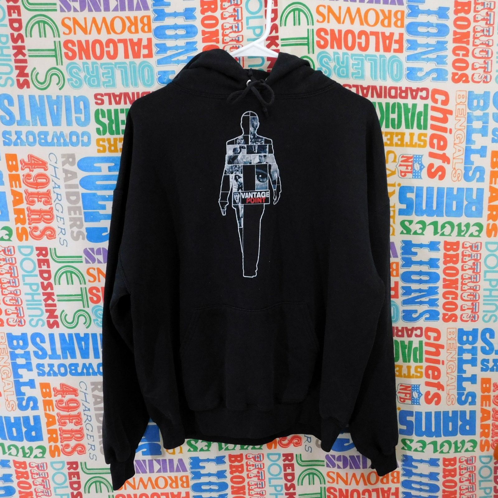 Jerzees Vantage Point Movie Promo Hoodie 2008 Size XL Black Pullover Size US XL / EU 56 / 4 - 1 Thumbnail