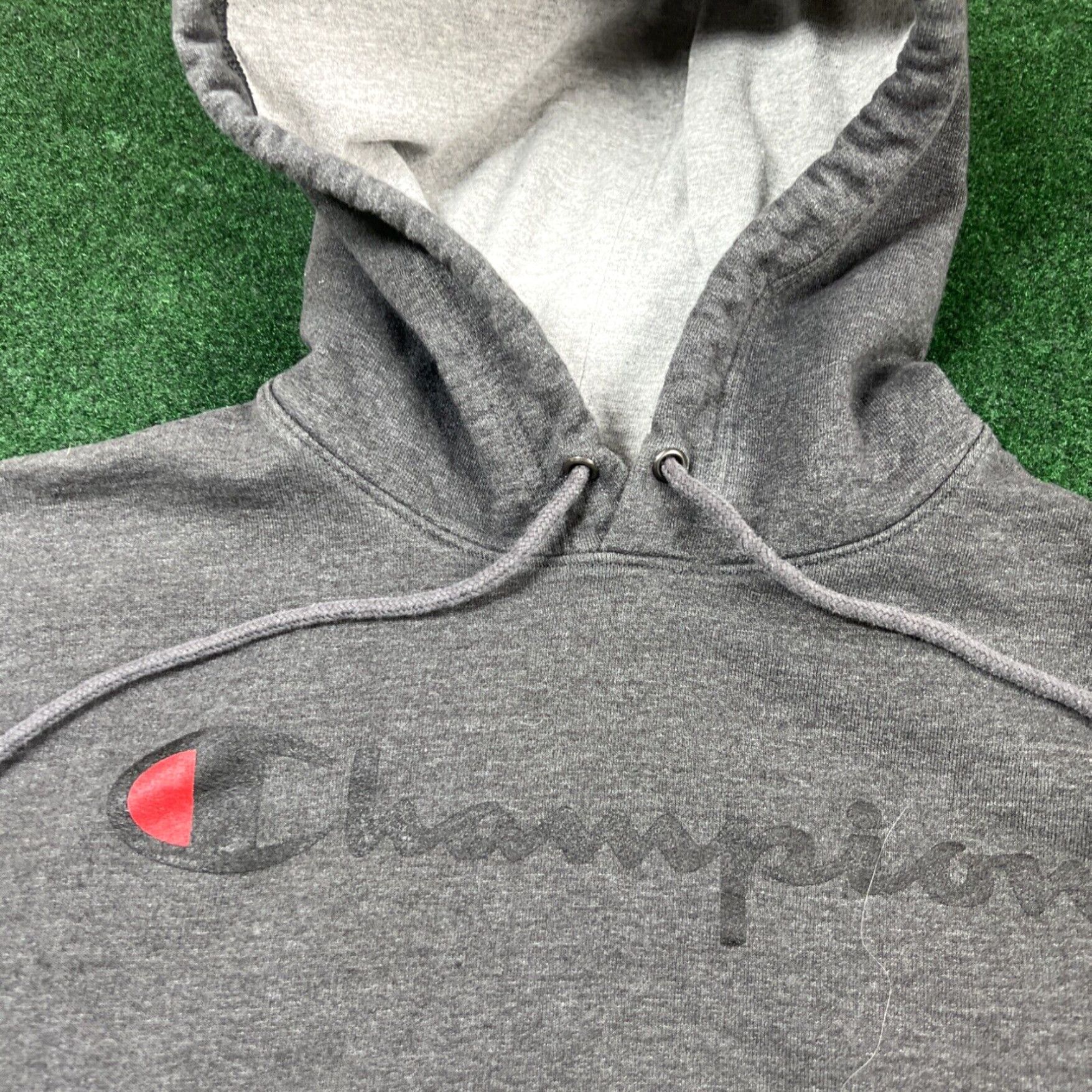 Champion Champion Sweater Womens Sz Small Gray Pullover Crop Top Size S / US 4 / IT 40 - 3 Thumbnail