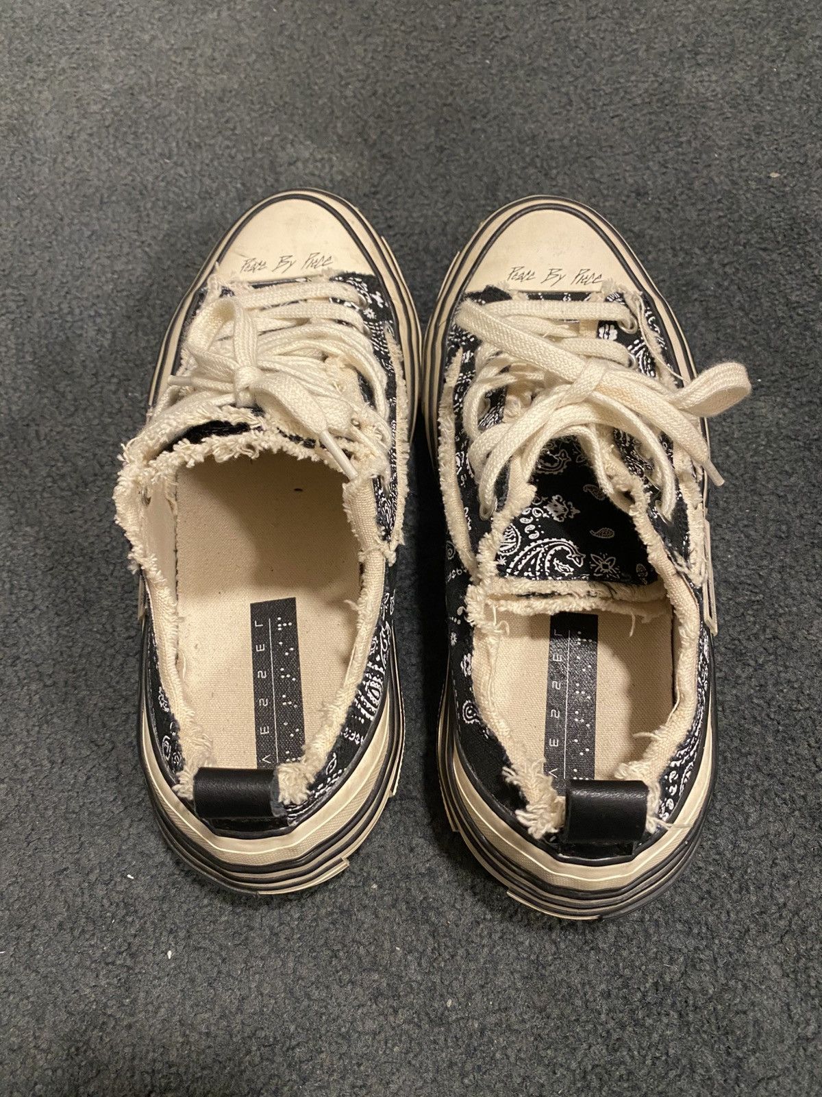 Designer × xVESSEL XVESSEL GOP PAISLEY PRINT SNEAKERS Size US 8.5 / EU 41-42 - 2 Thumbnail