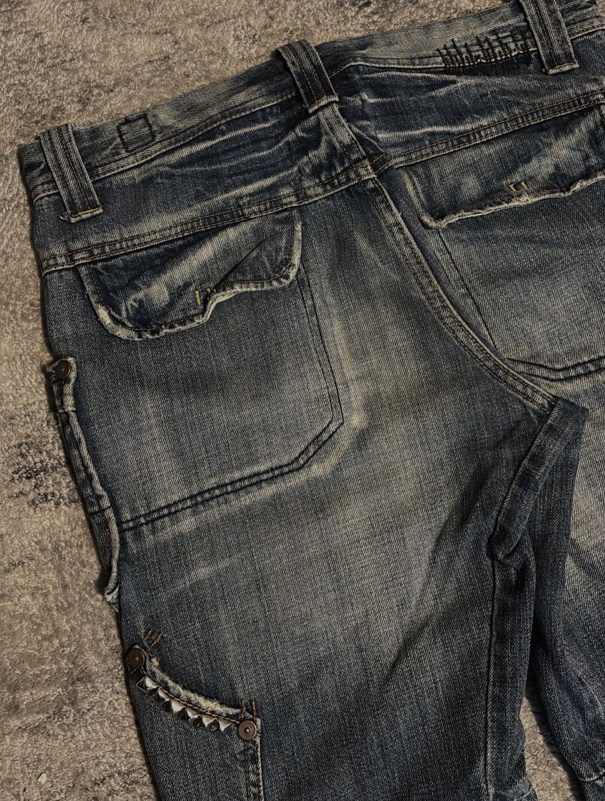 Hysteric Glamour Bartack Japanese Cargo Denim Size US 31 - 9 Thumbnail