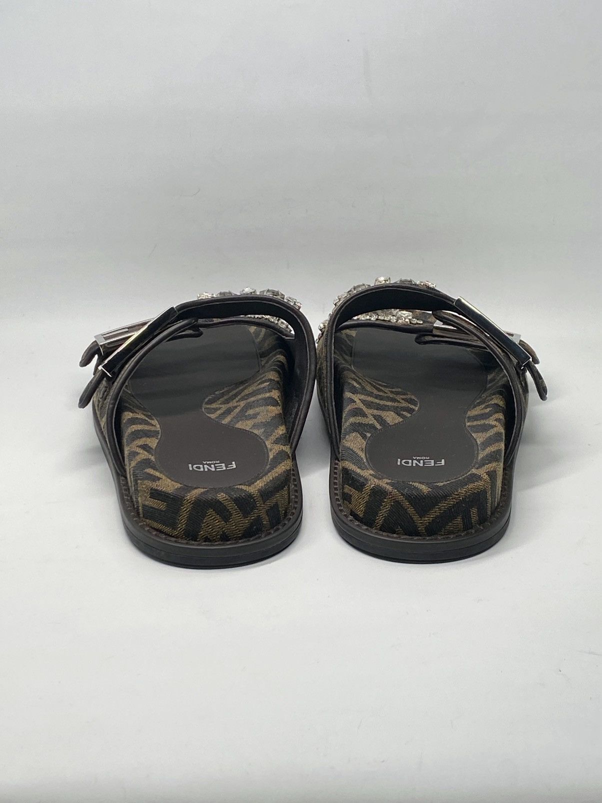Fendi Fendi Feel Jewel Buckle Slide Sandals size 38 Size US 8 / IT 38 - 8 Thumbnail