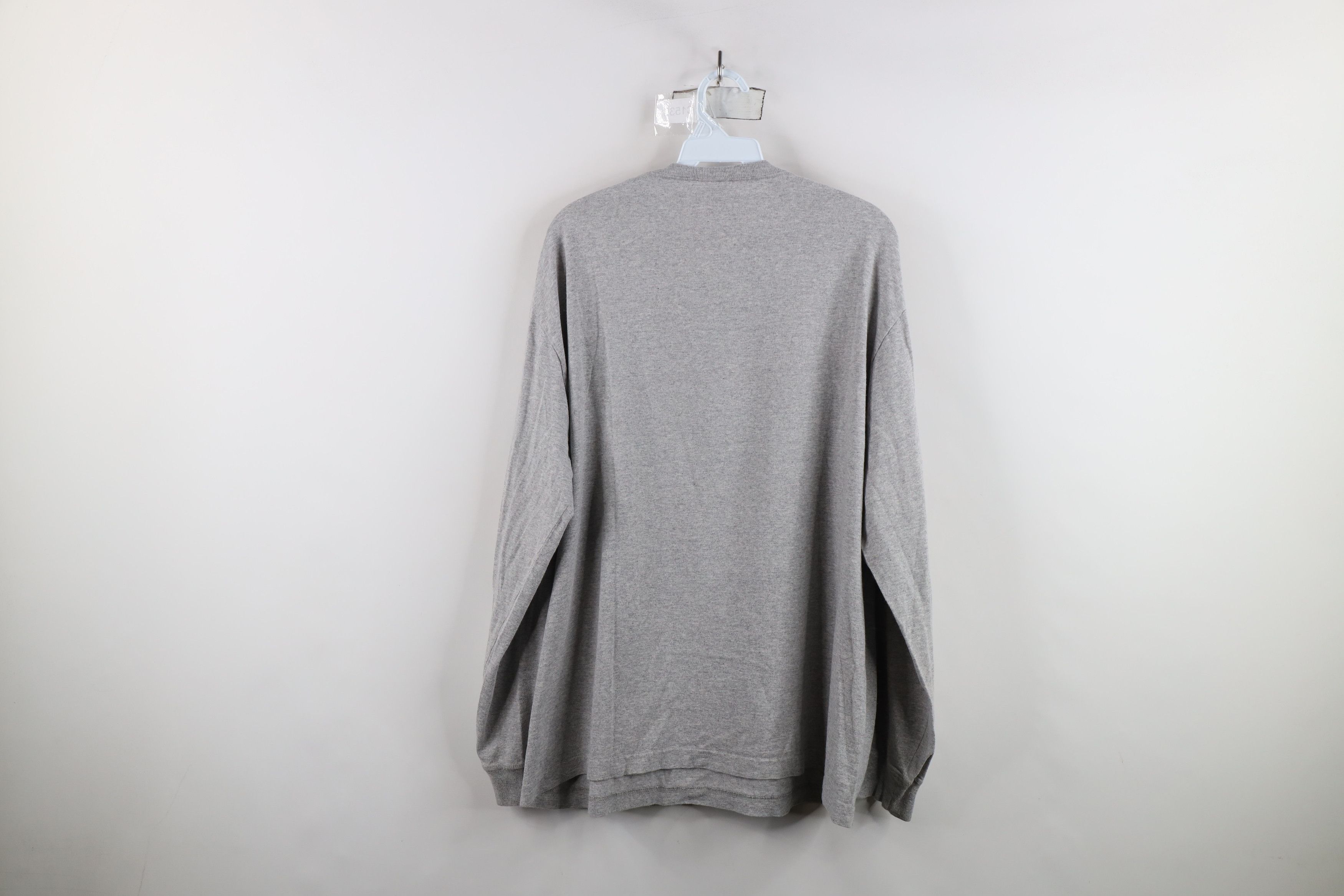 Tommy Hilfiger × Vintage Vintage 90s Tommy Hilfiger Spell Long Sleeve T-Shirt Gray Size US L / EU 52-54 / 3 - 11 Thumbnail