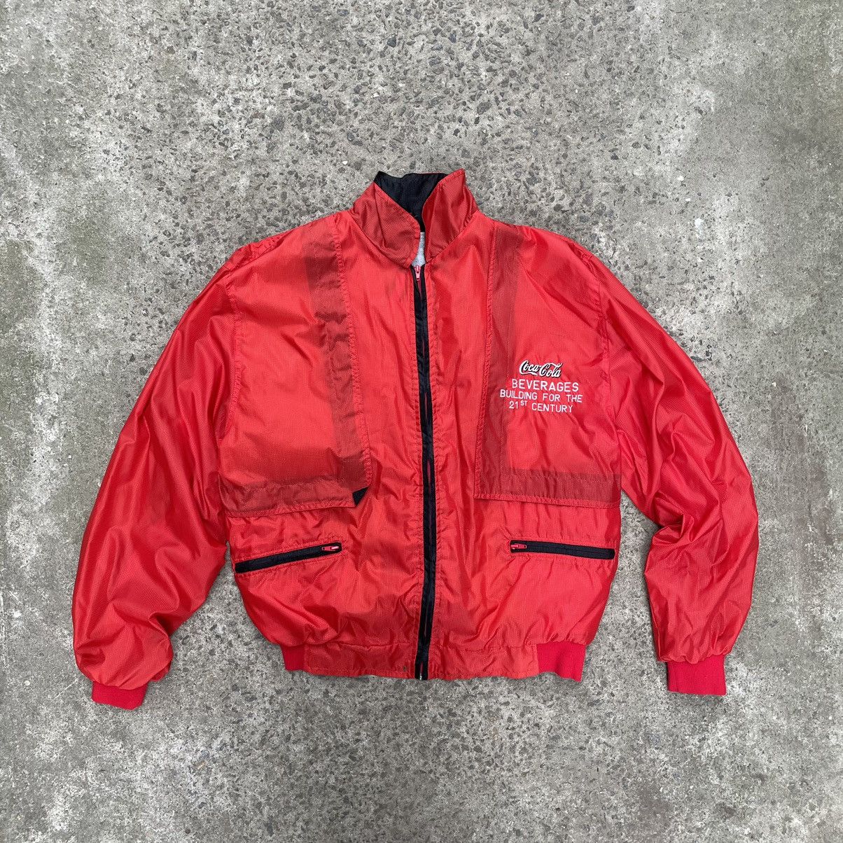 Vintage Vintage Coca Cola Jacket Big Logo 2yk 90s Bombers streetwear Size US XL / EU 56 / 4 - 2 Thumbnail