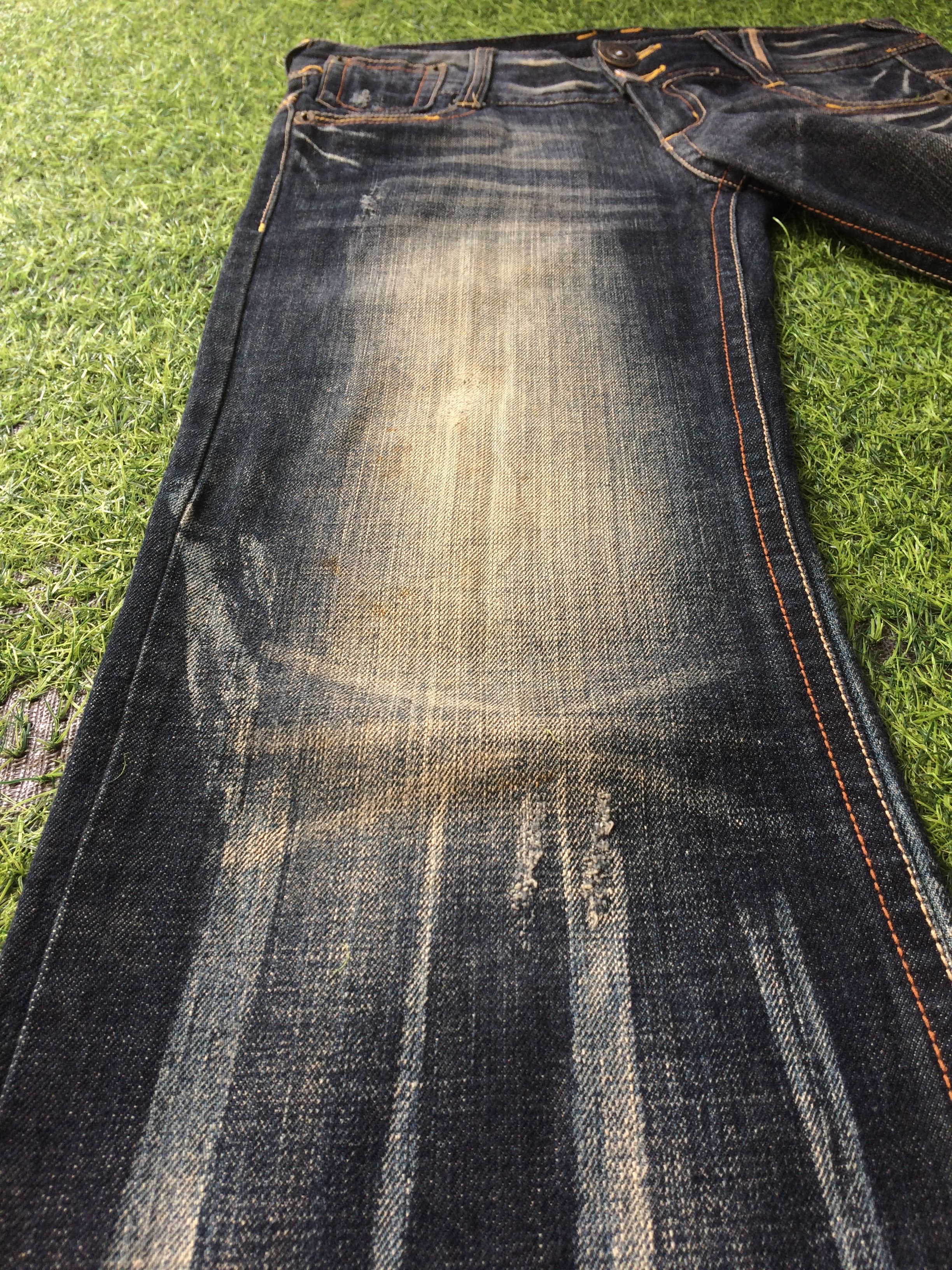 Japanese Brand Japanese Low Waist Flared Wide Leg Jeans #D-594 Size 28" / US 6 / IT 42 - 6 Thumbnail