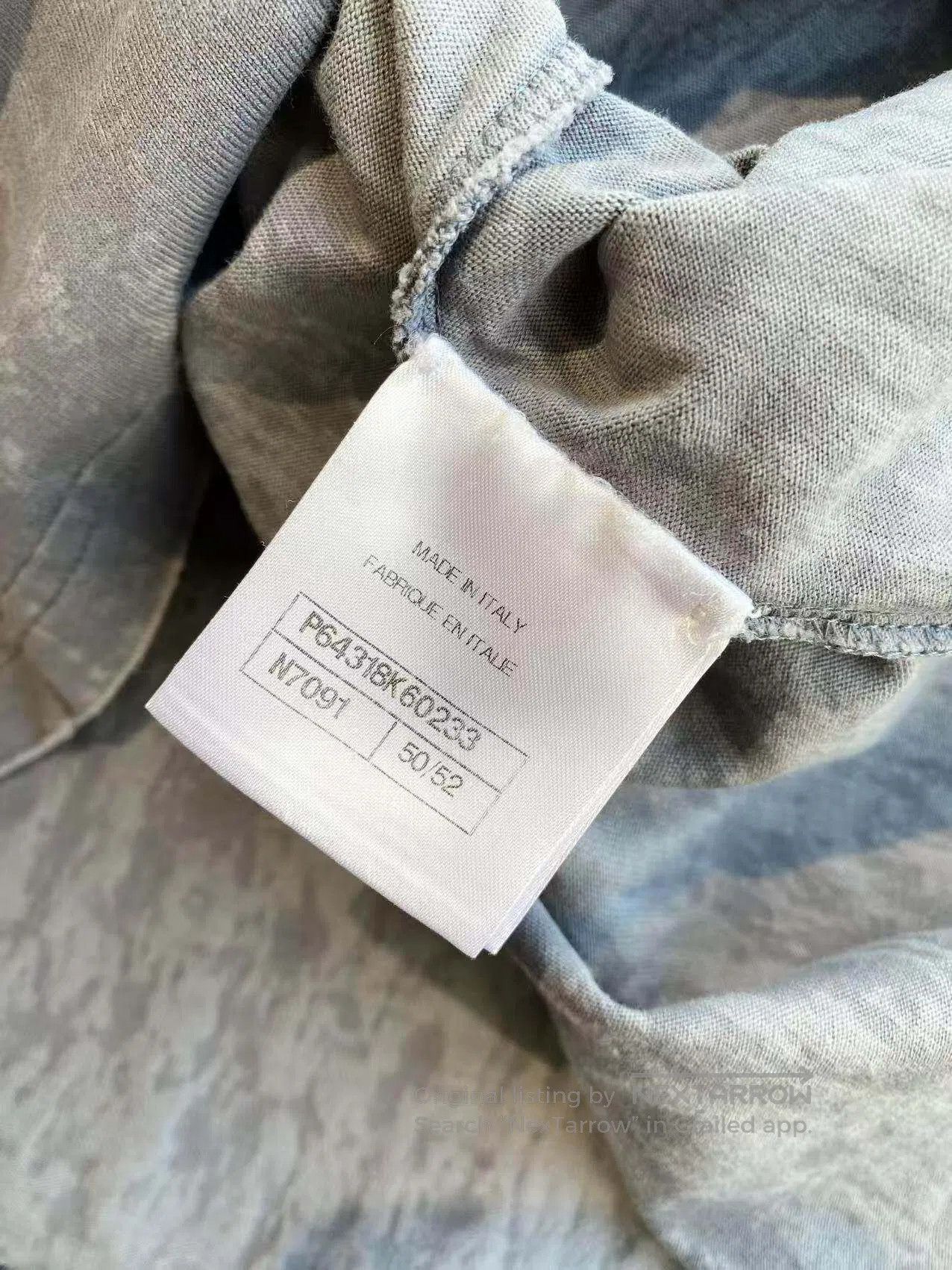 Chanel Chanel Size 50/52 Smudge letter embroidery logo short sleev Size L / US 10 / IT 46 - 5 Thumbnail