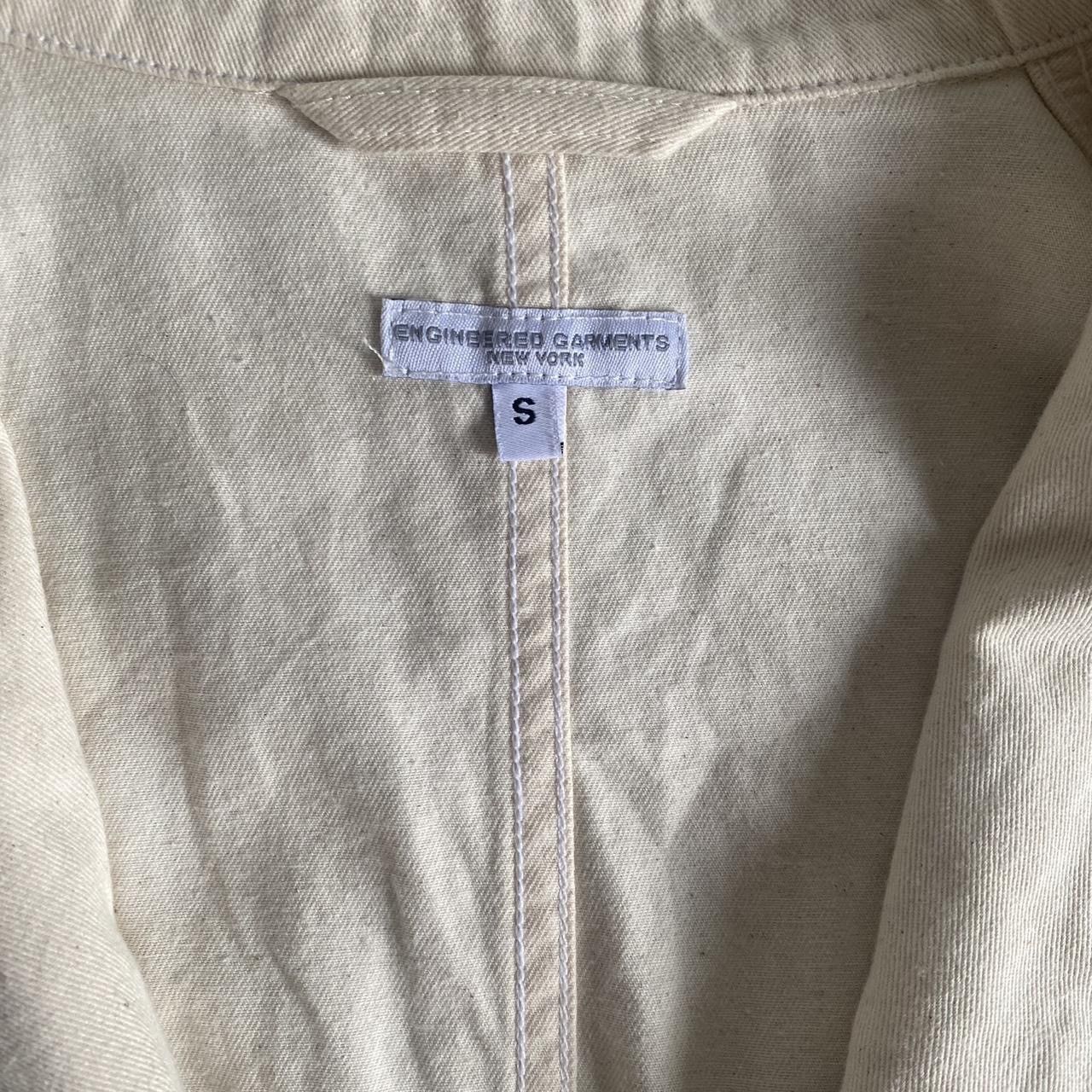 Engineered Garments Engineered Garments Off-White Single-Breasted Blazer Size US S / EU 44-46 / 1 - 4 Thumbnail
