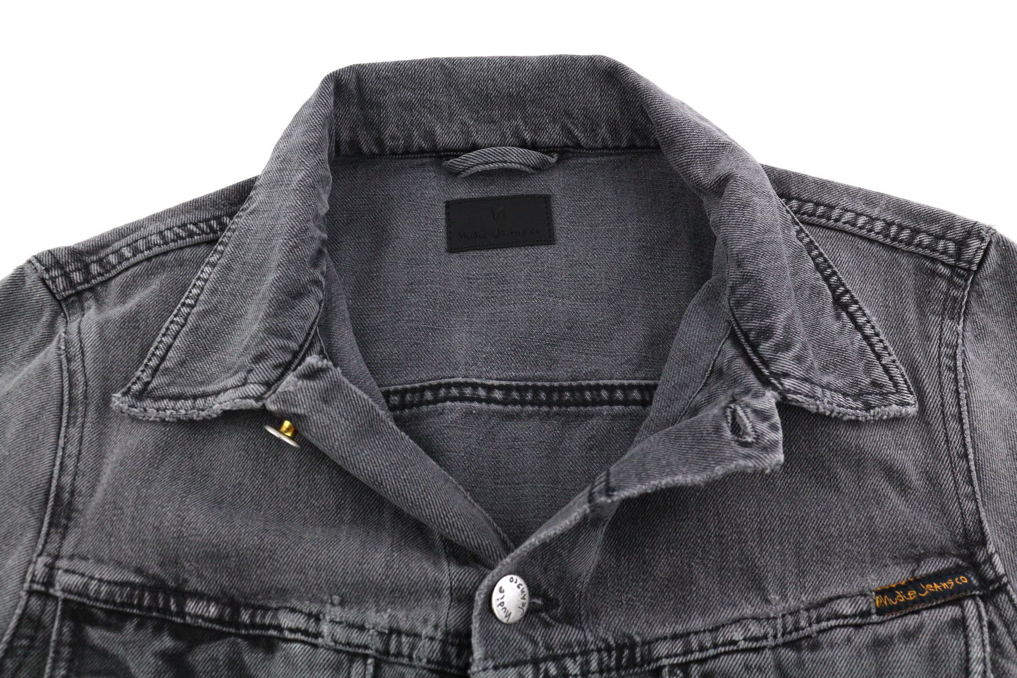 Nudie Jeans BILLY S Desolation Logo Patch Denim Jacket 82473 Size US S / EU 44-46 / 1 - 4 Thumbnail