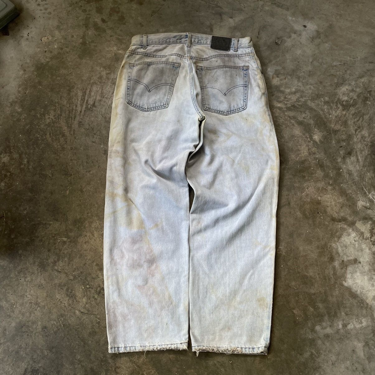 Levi's × Levi's Vintage Clothing × Vintage Levi's silver tab baggy denim Size US 35 - 2 Thumbnail