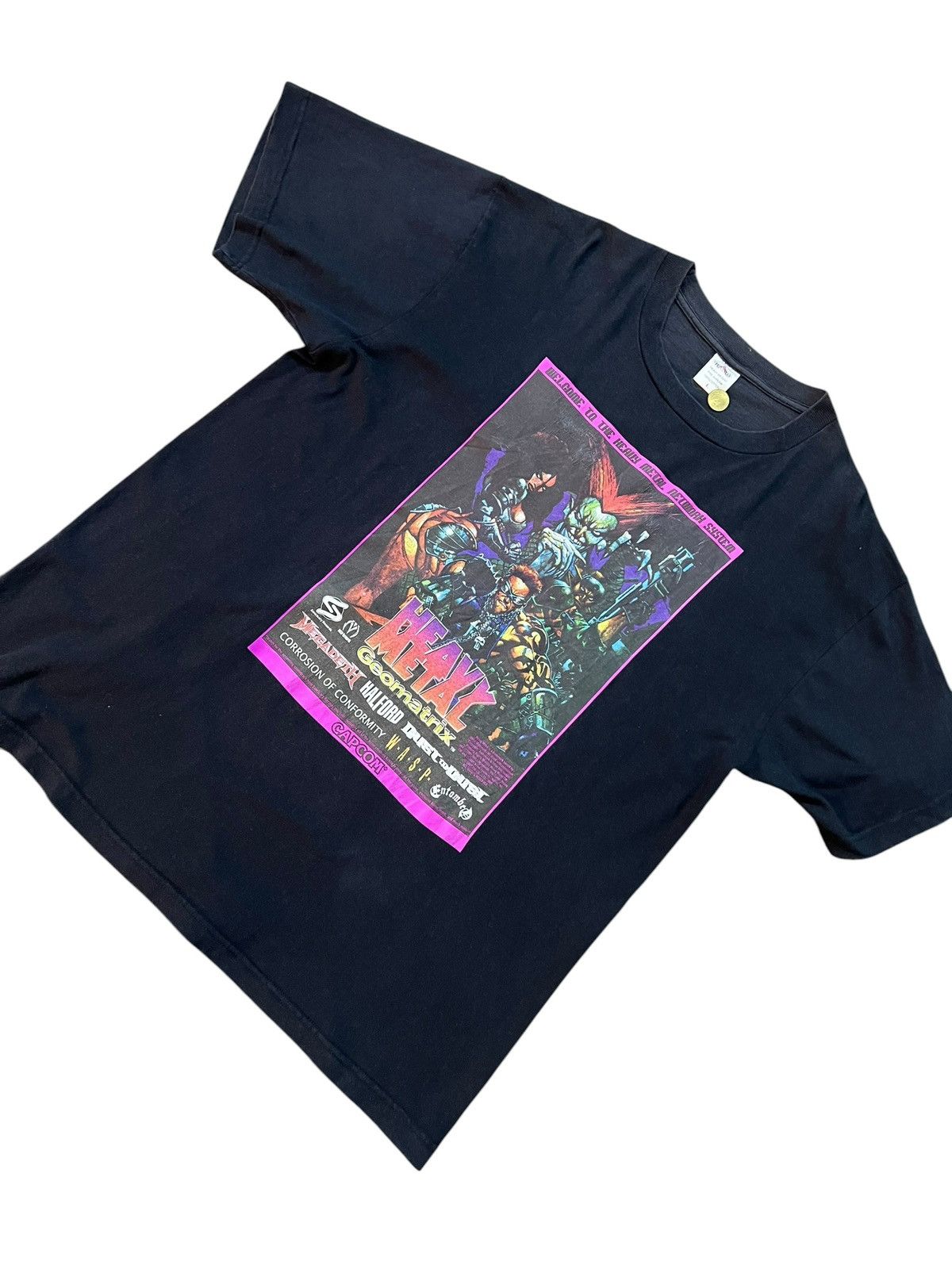 Band Tees Heavy Metal Geomatrix Capcom Y2k Tee Size US L / EU 52-54 / 3 - 1 Thumbnail