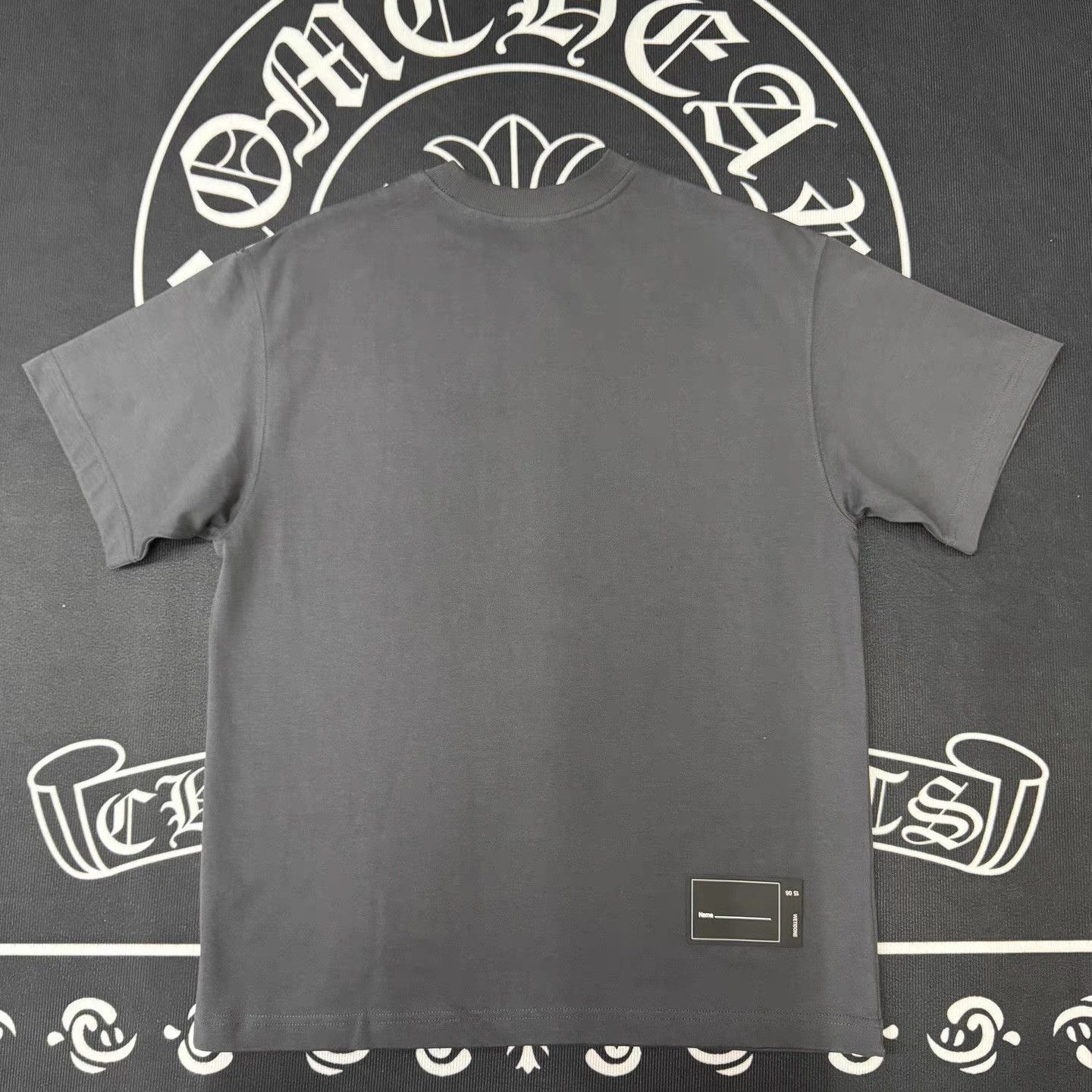 WE11DONE WE11DONECharcoal Grey All-Over Logo Print Short Sleeve Q10 Size US XS / EU 42 / 0 - 2 Thumbnail