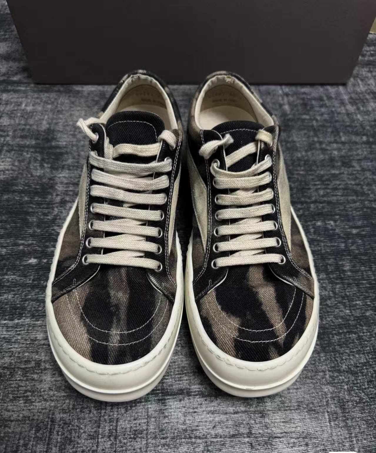 Rick Owens Rick Owens Tie-Dye Multi Lowtop Sneakers 43 Men Size US 10 / EU 43 - 3 Thumbnail
