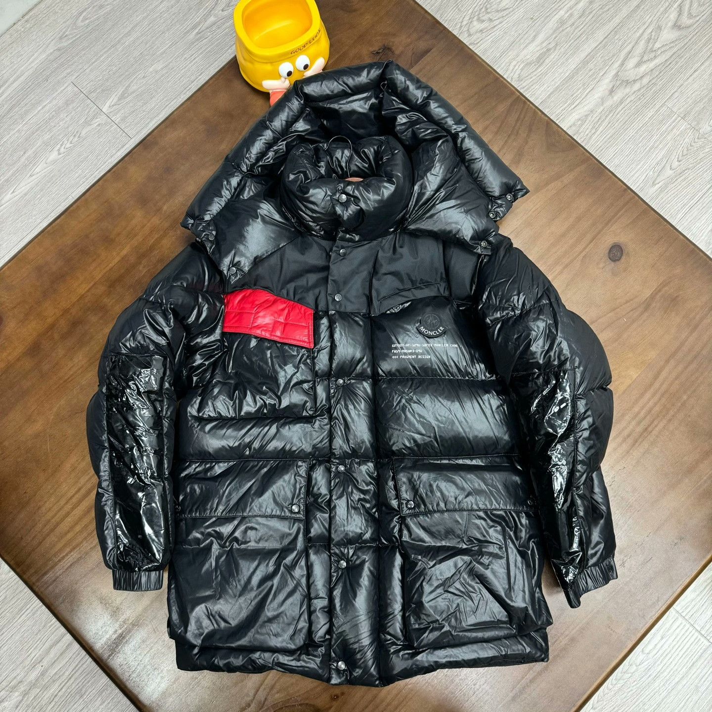 Moncler Moncler Collab Down Black Heavy Coat S Men Size US S / EU 44-46 / 1 - 1 Thumbnail