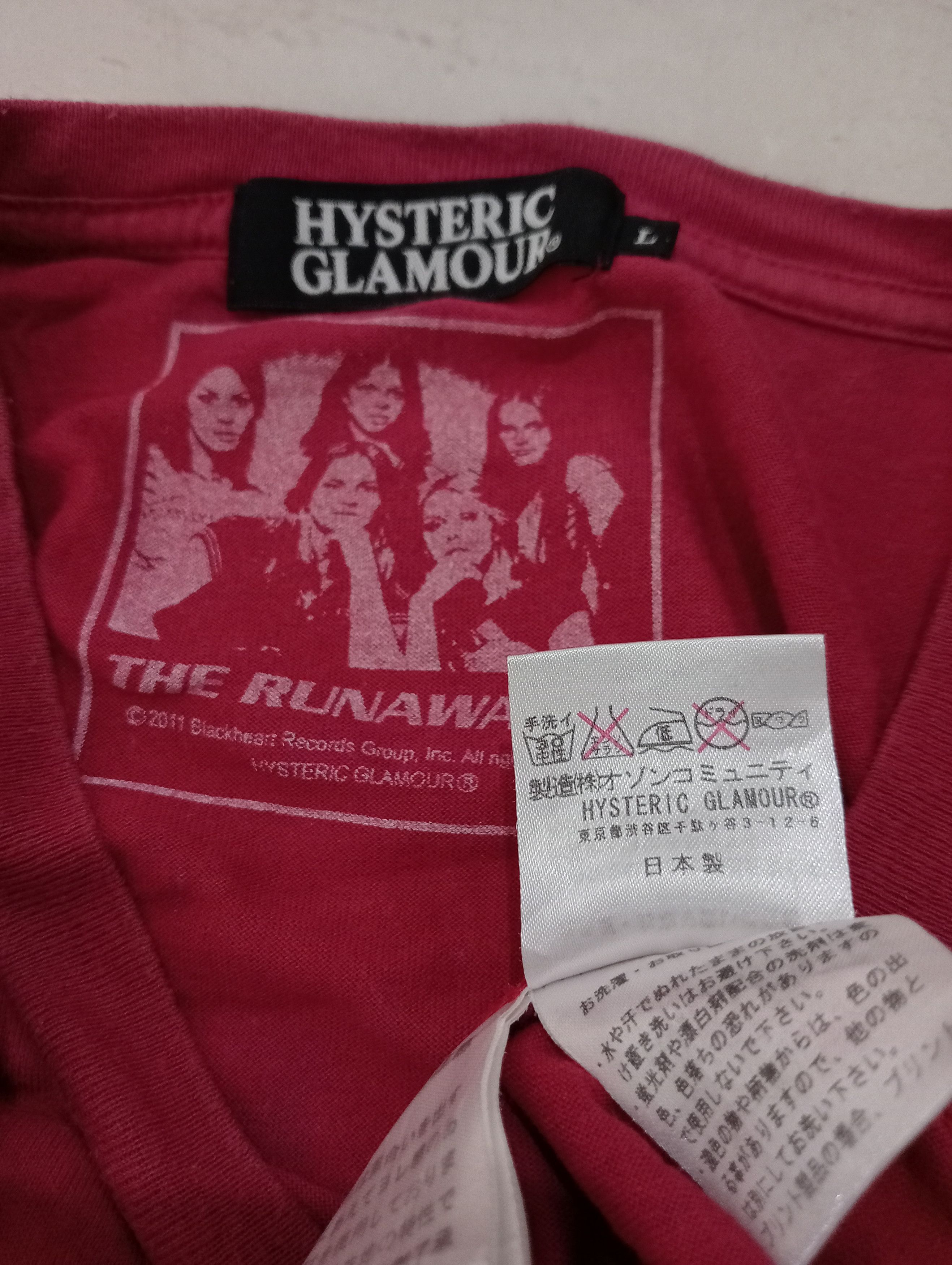 Hysteric Glamour the runaways x histeric glamour Size US L / EU 52-54 / 3 - 4 Thumbnail