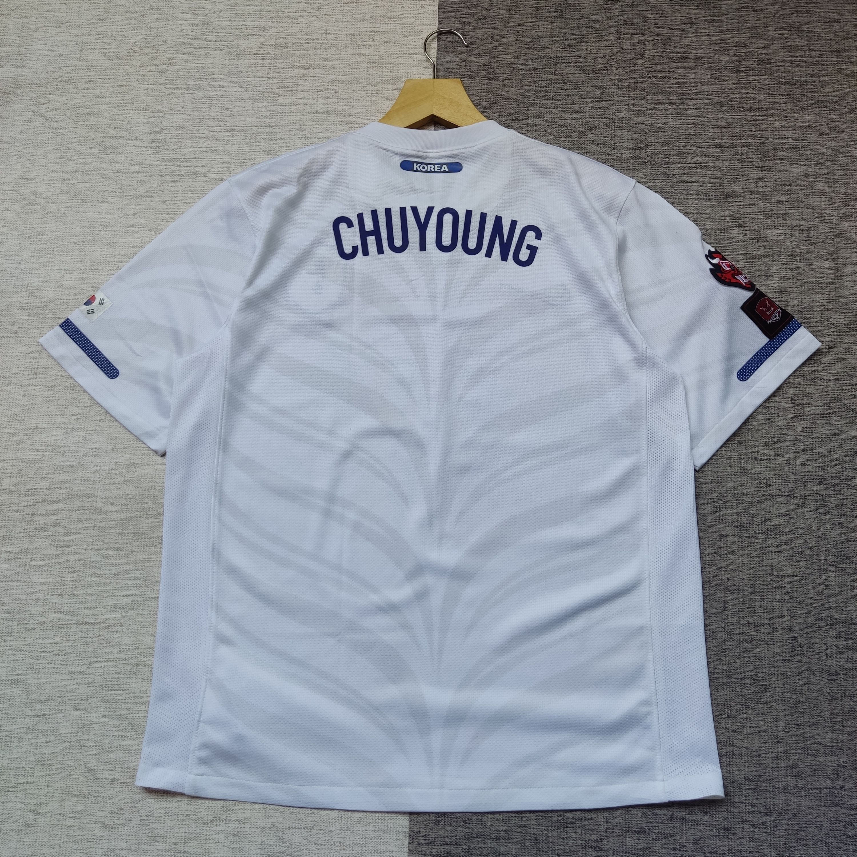 Nike Jersey football National Team Korea Selatan 2010 "Chu Young" Size US L / EU 52-54 / 3 - 3 Thumbnail
