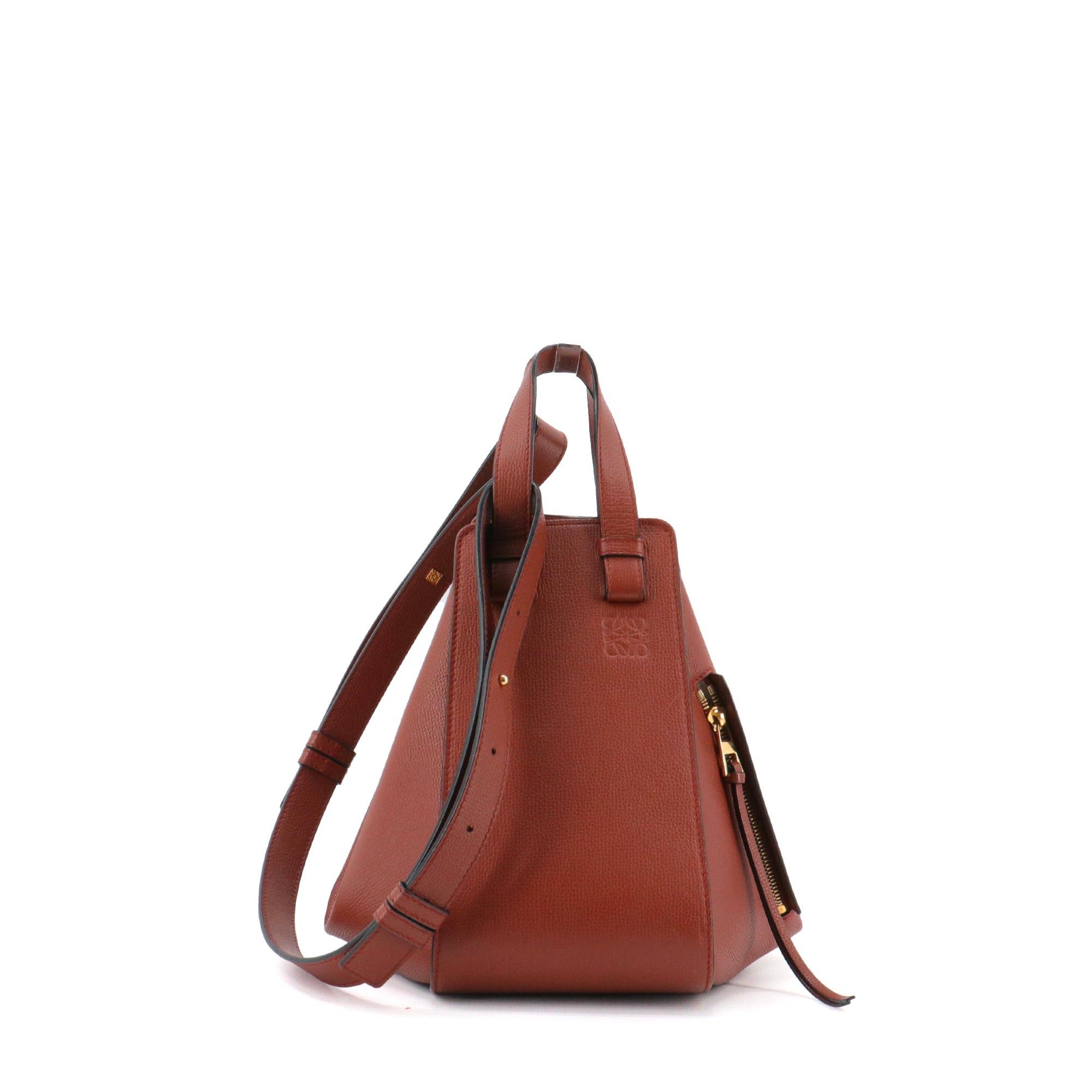 Loewe LOEWE - Loewe Hammock PM shoulder bag in brown leather Size ONE SIZE - 1 Thumbnail
