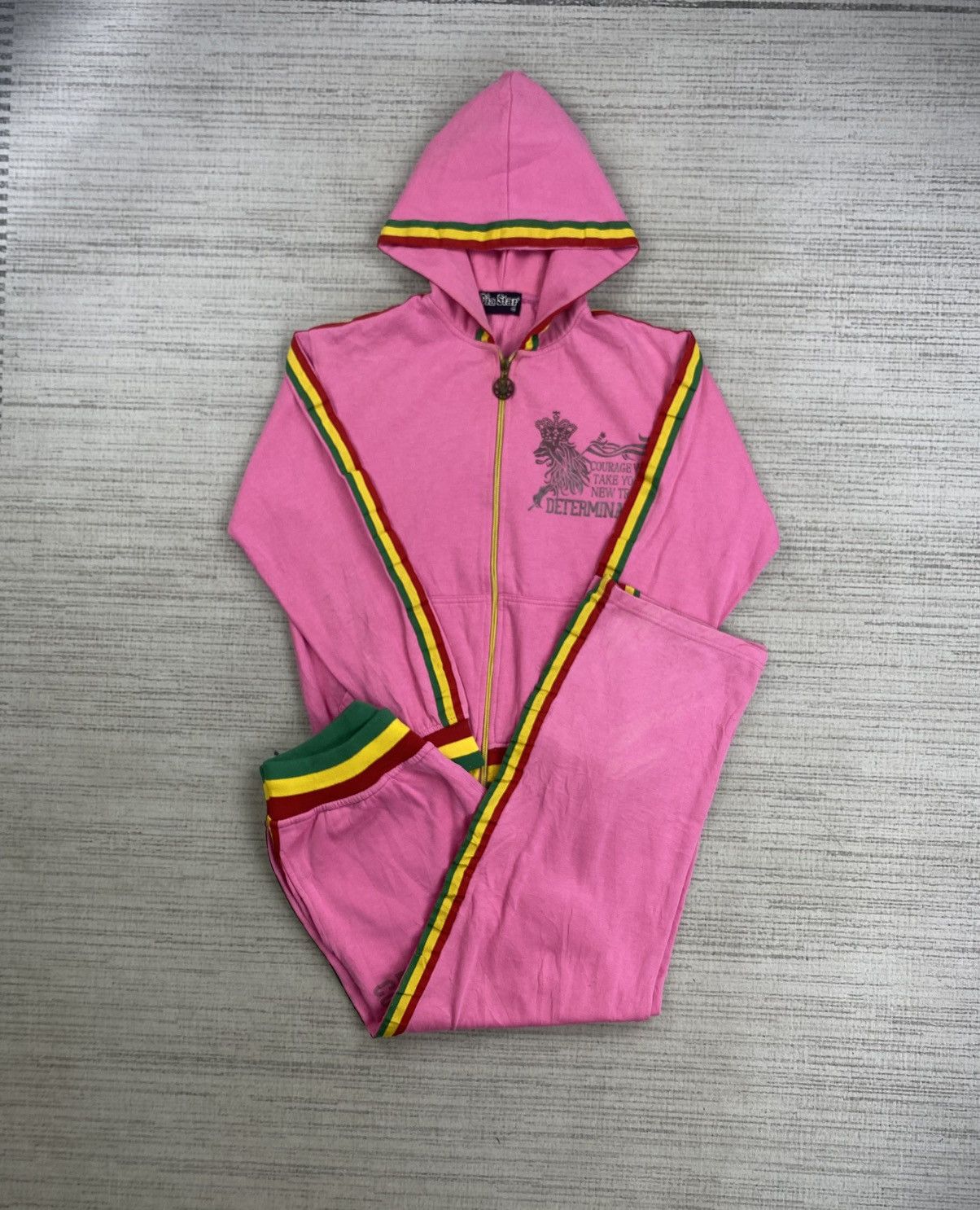 Vintage Vintage Dia Star Marijuana Rasta Style Hoodie Size US M / EU 48-50 / 2 - 2 Thumbnail