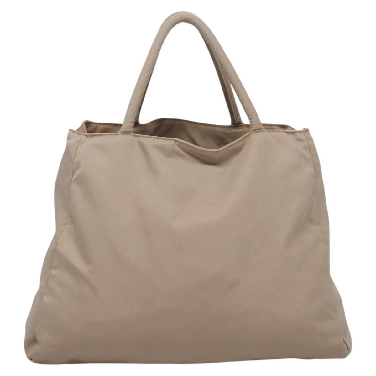 Prada PRADA Hand Bag Nylon Beige Size ONE SIZE - 3 Thumbnail