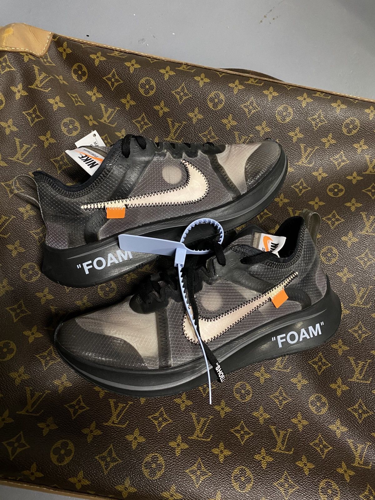 Other Off-White Nike Zoom Fly Black Mens Sneakers Size 8 Size US 8 / EU 41 - 14 Thumbnail