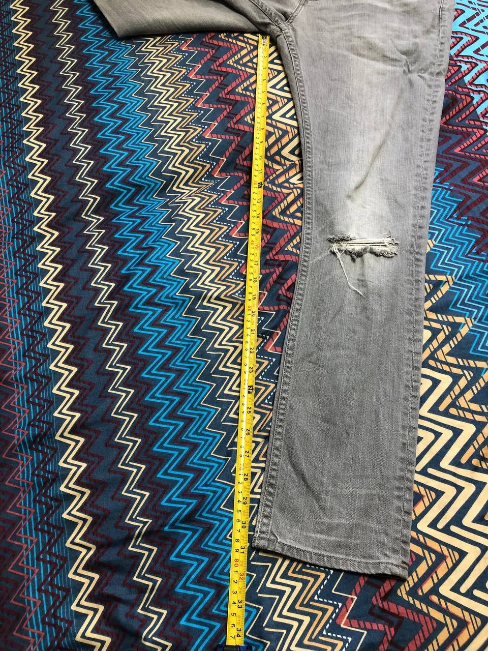 Allsaints × Japanese Brand Vintage pants y2k denim distressed Japan style Size US 33 - 14 Thumbnail