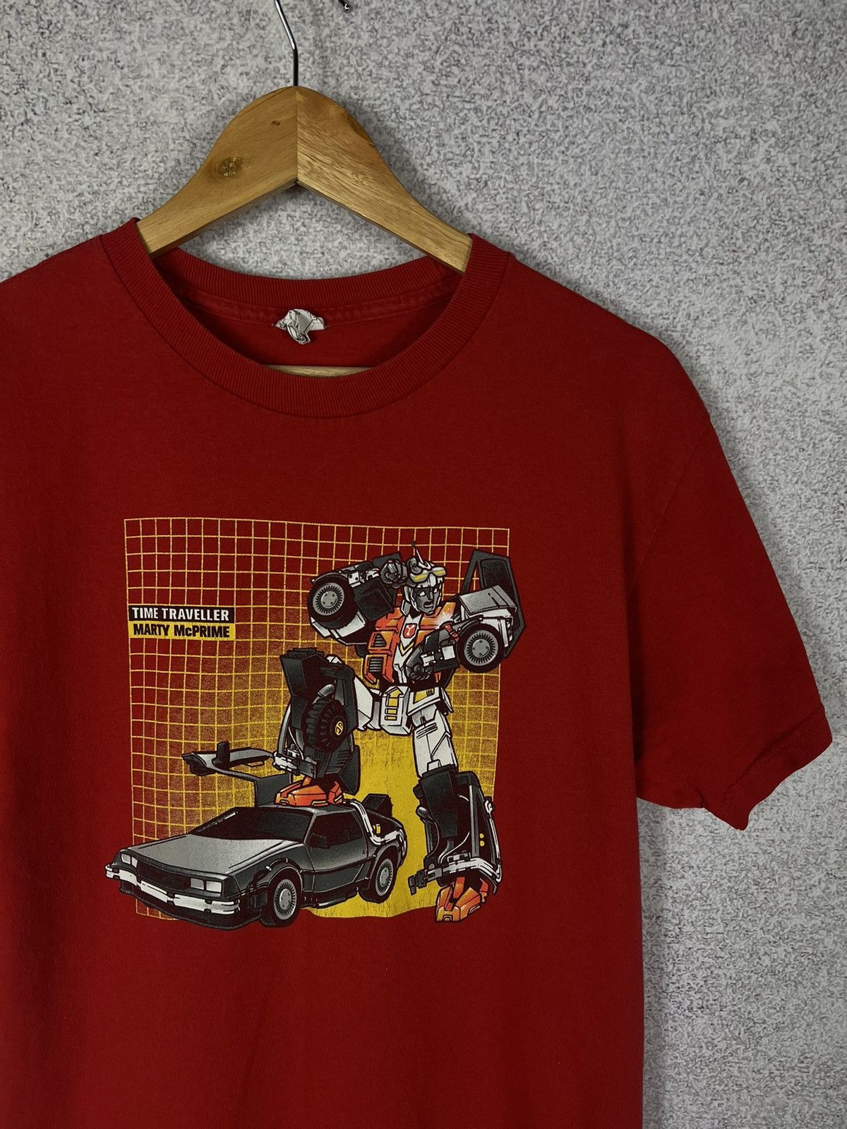 Band Tees Vintage TIME TRAVELLER MARTY McPRIME Y2K Movie Tee Size US M / EU 48-50 / 2 - 2 Thumbnail
