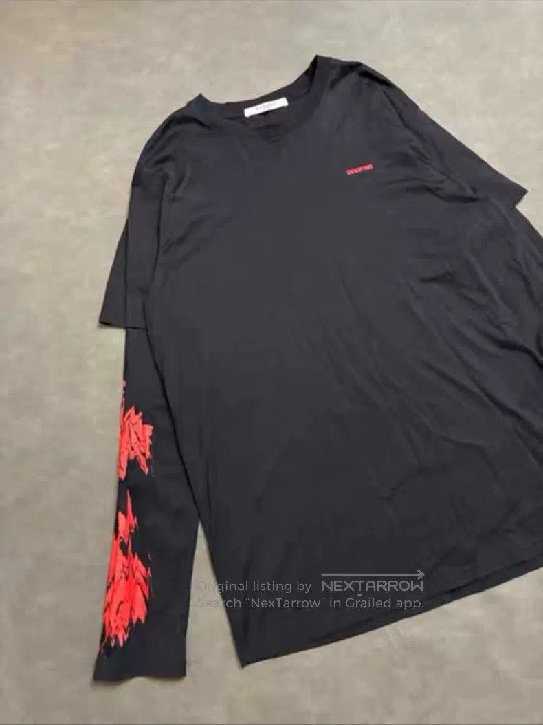 Givenchy Givenchy Fake Two-Piece Printed Long-Sleeve T-Shirt Size US L / EU 52-54 / 3 - 3 Thumbnail