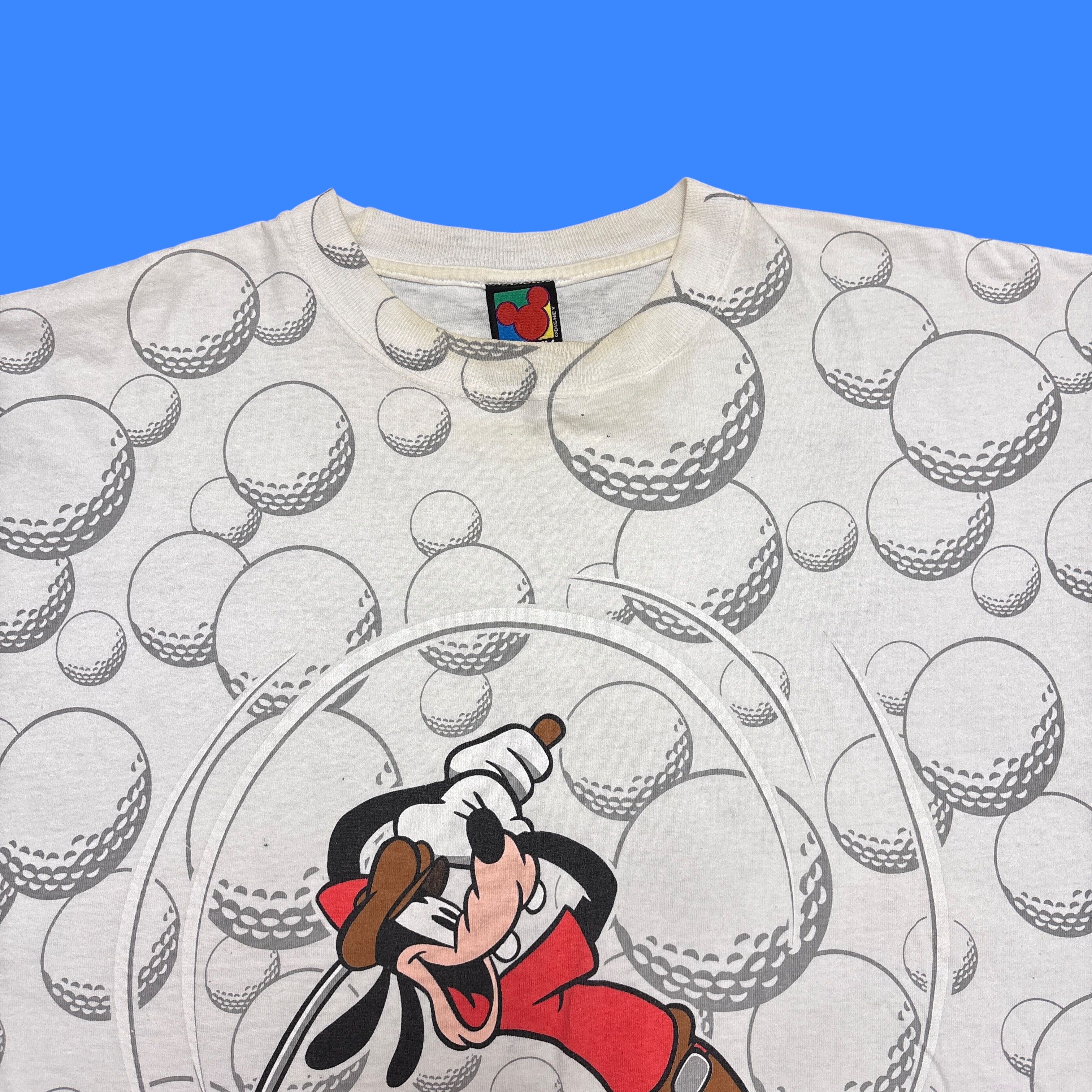 Disney Vintage Disney Shirt 90s Goofy All Over Print Cartoon Mickey Size US XL / EU 56 / 4 - 4 Thumbnail