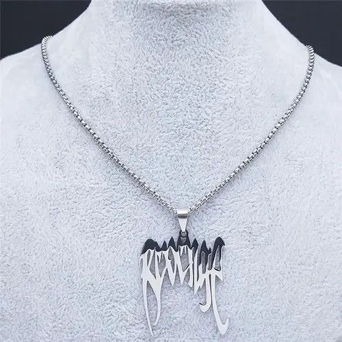 Other Silver Color Revenge Pendant Necklace Size ONE SIZE - 4 Thumbnail