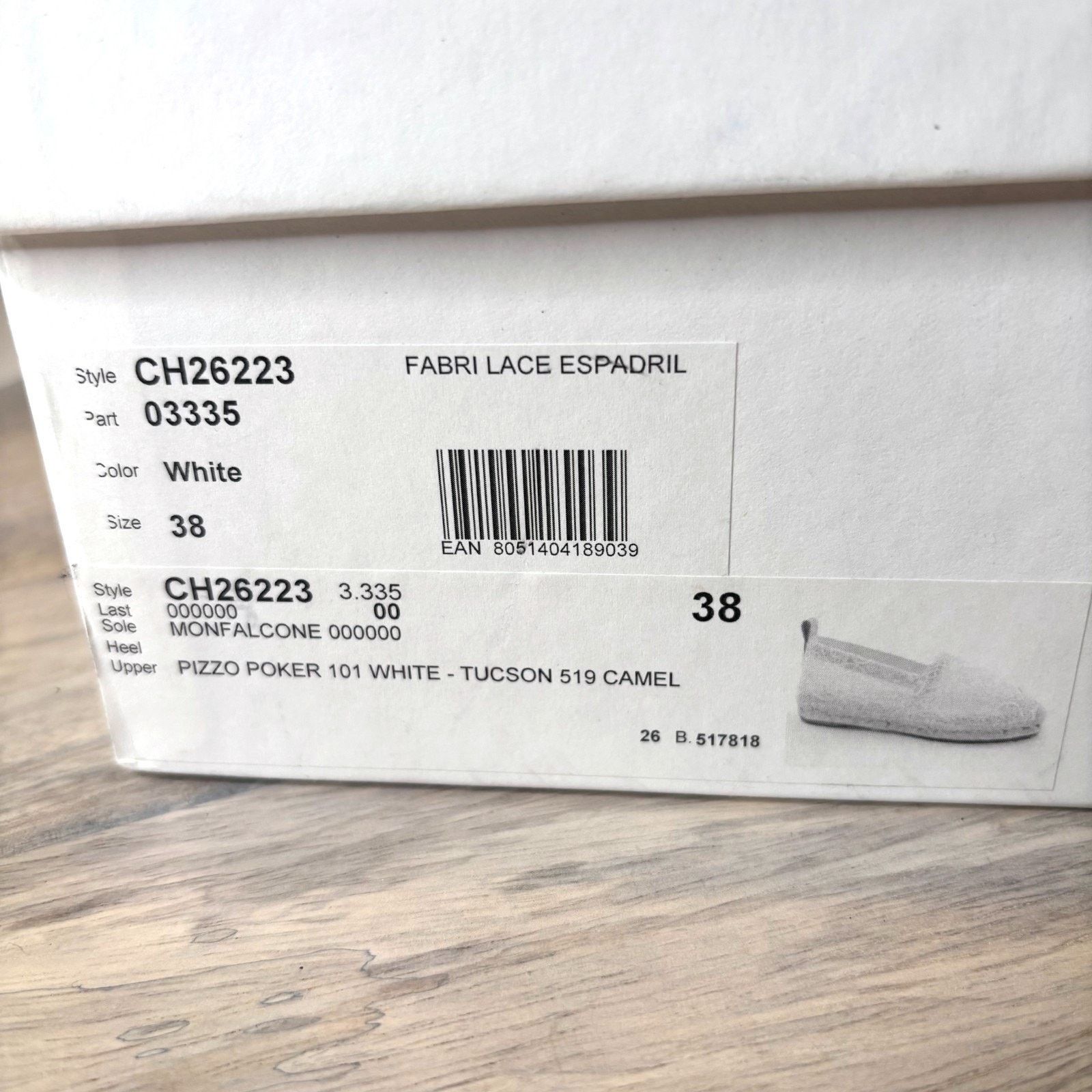 Chloe Chloé Fabri Lace Espadrilles White 38 Women's Shoes NIB Size US 8 / IT 38 - 6 Thumbnail
