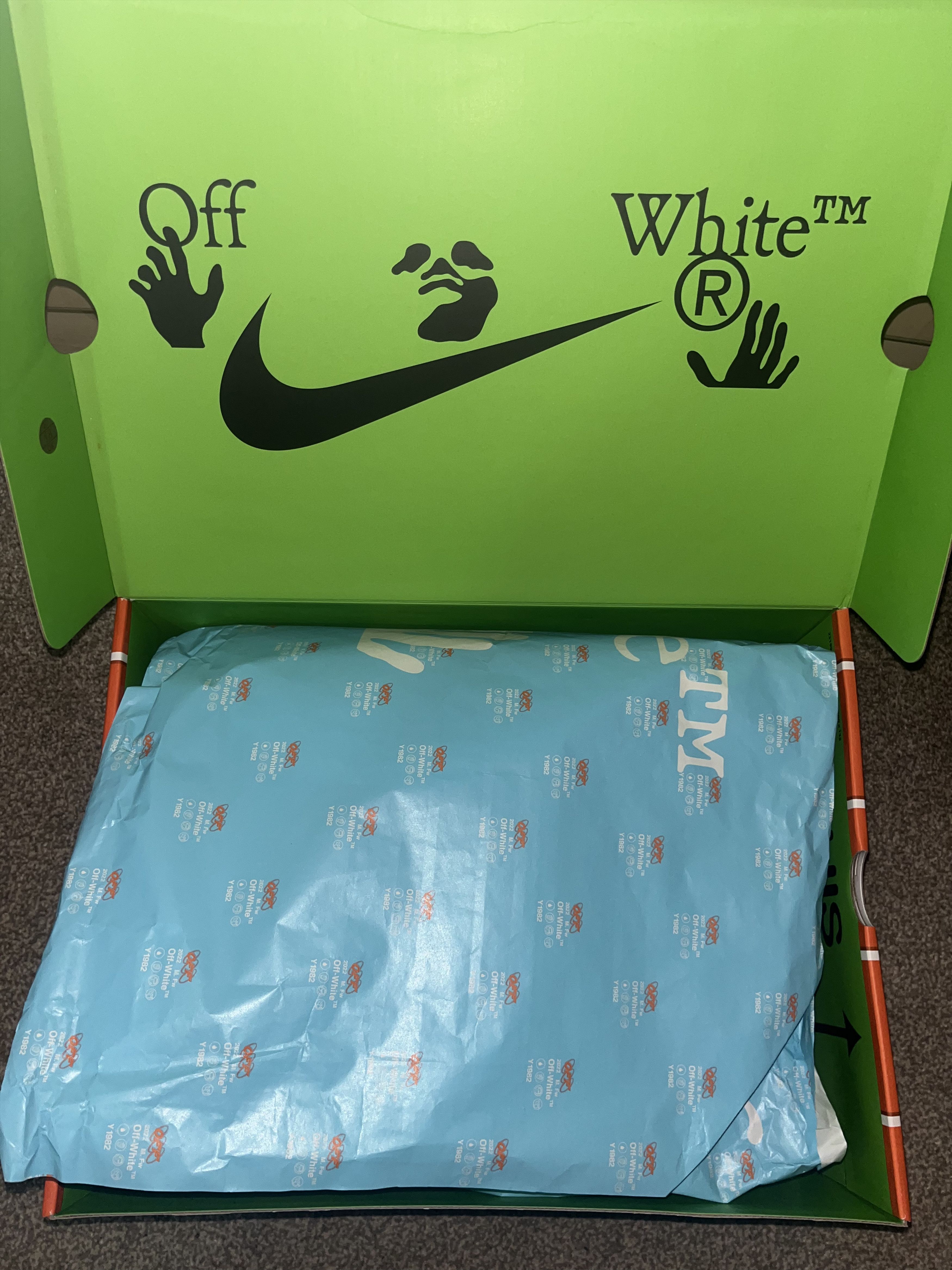 Nike × Off-White Nike x Off-White Air Force 1 Mid Black DO6290-001 NEW UNWORN Size US 12 / EU 45 - 5 Thumbnail
