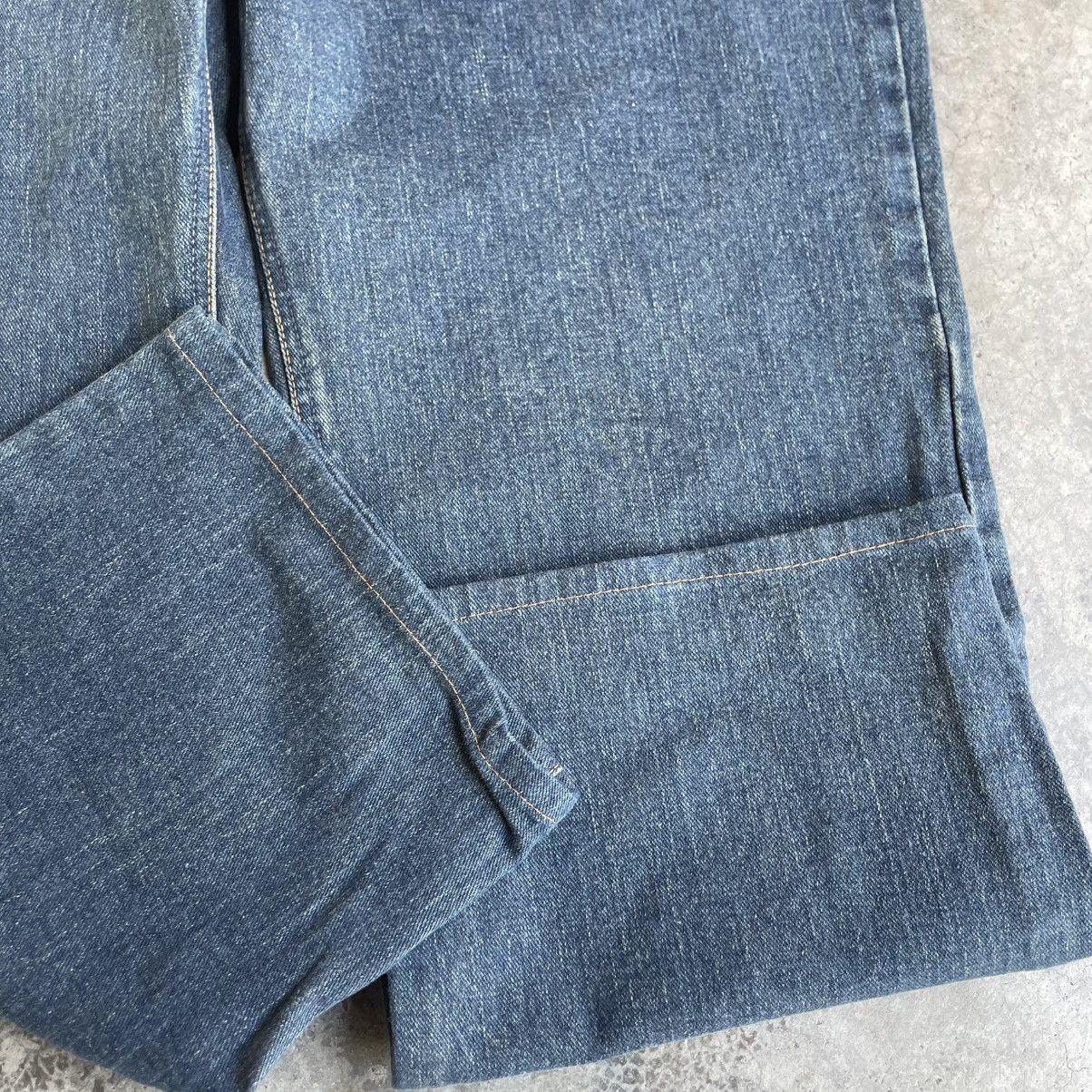 Edwin 🔥Vintage Edwin 404 Japan Made Ripped Dark Blue Denim Jeans Size US 38 / EU 54 - 7 Thumbnail