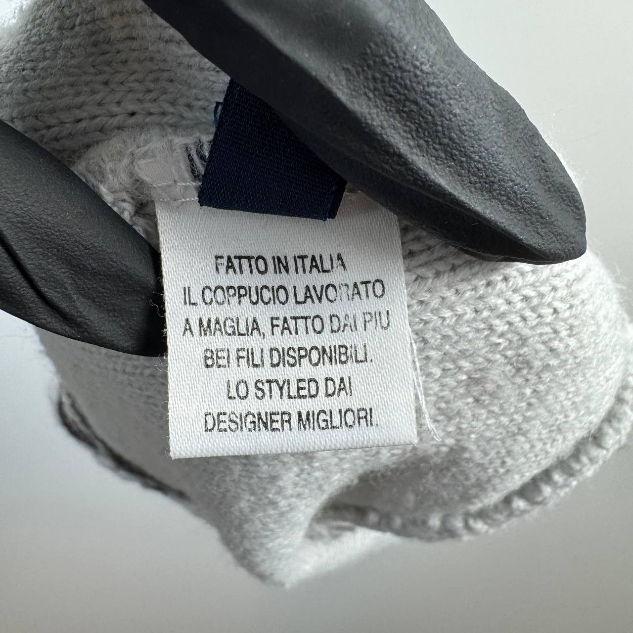 Armani Vintage Armani Knit Beanie Hat White Black Logo One Size Size ONE SIZE - 8 Thumbnail