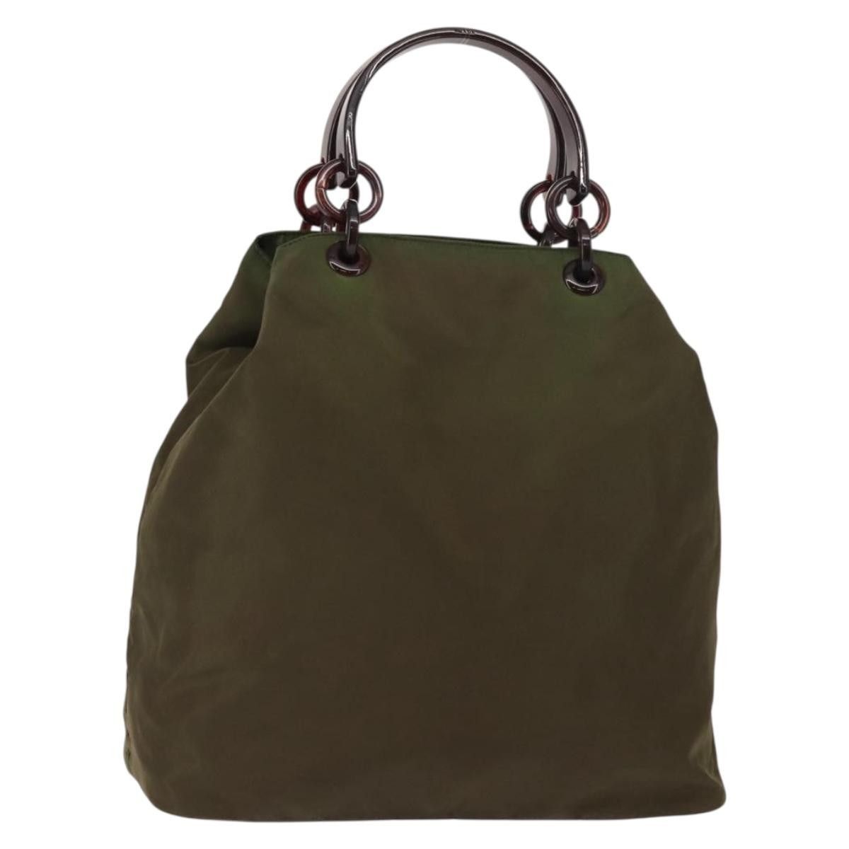 Prada Prada Resin Handle Tote Tessuto Size ONE SIZE - 1 Thumbnail