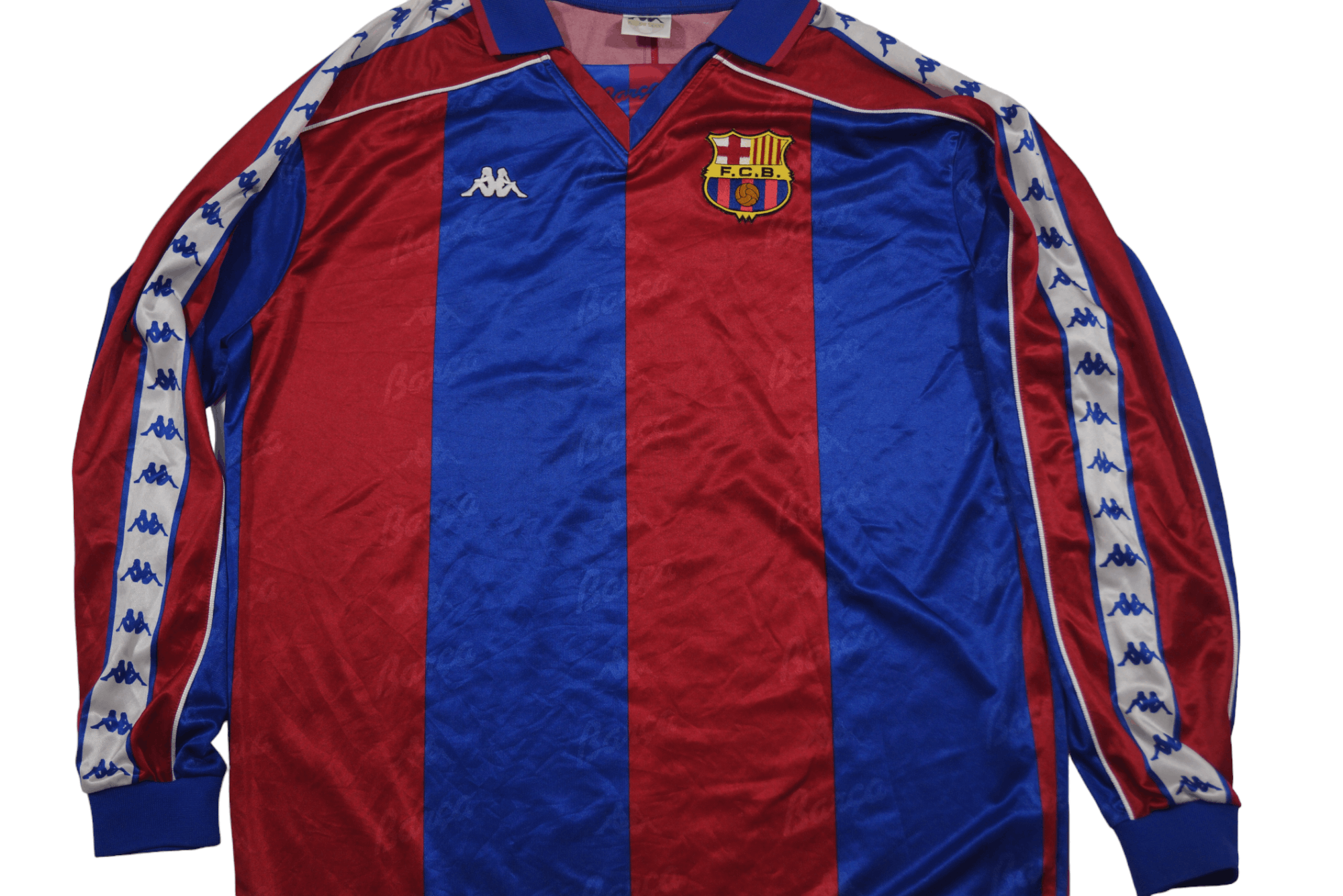 Kappa × Vintage 1995/97 Barcelona Vintage Kappa Home Football Shirt Jersey Size US XL / EU 56 / 4 - 4 Thumbnail