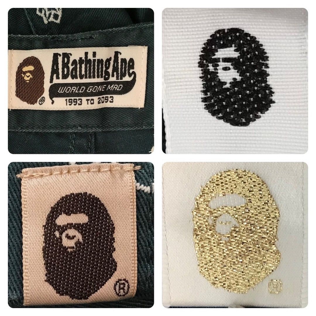 Bape 💫Glow in the dark💫 BAPE STA embroidered pants NIGO ★size S Size US 30 / EU 46 - 9 Thumbnail