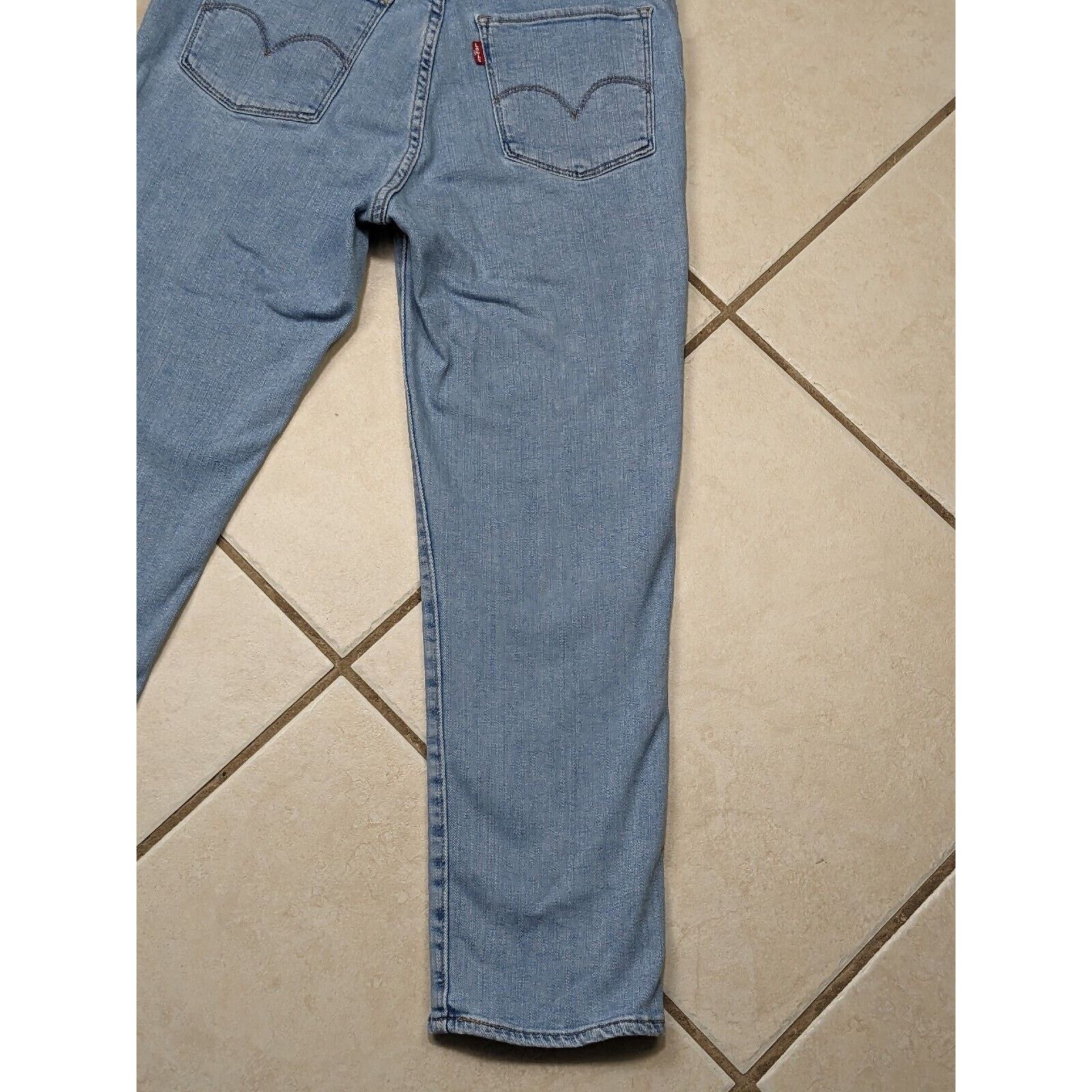 Levi's Levi's Pants Womens 31 Blue 724 High Rise Straight Crop Size 31" - 13 Thumbnail