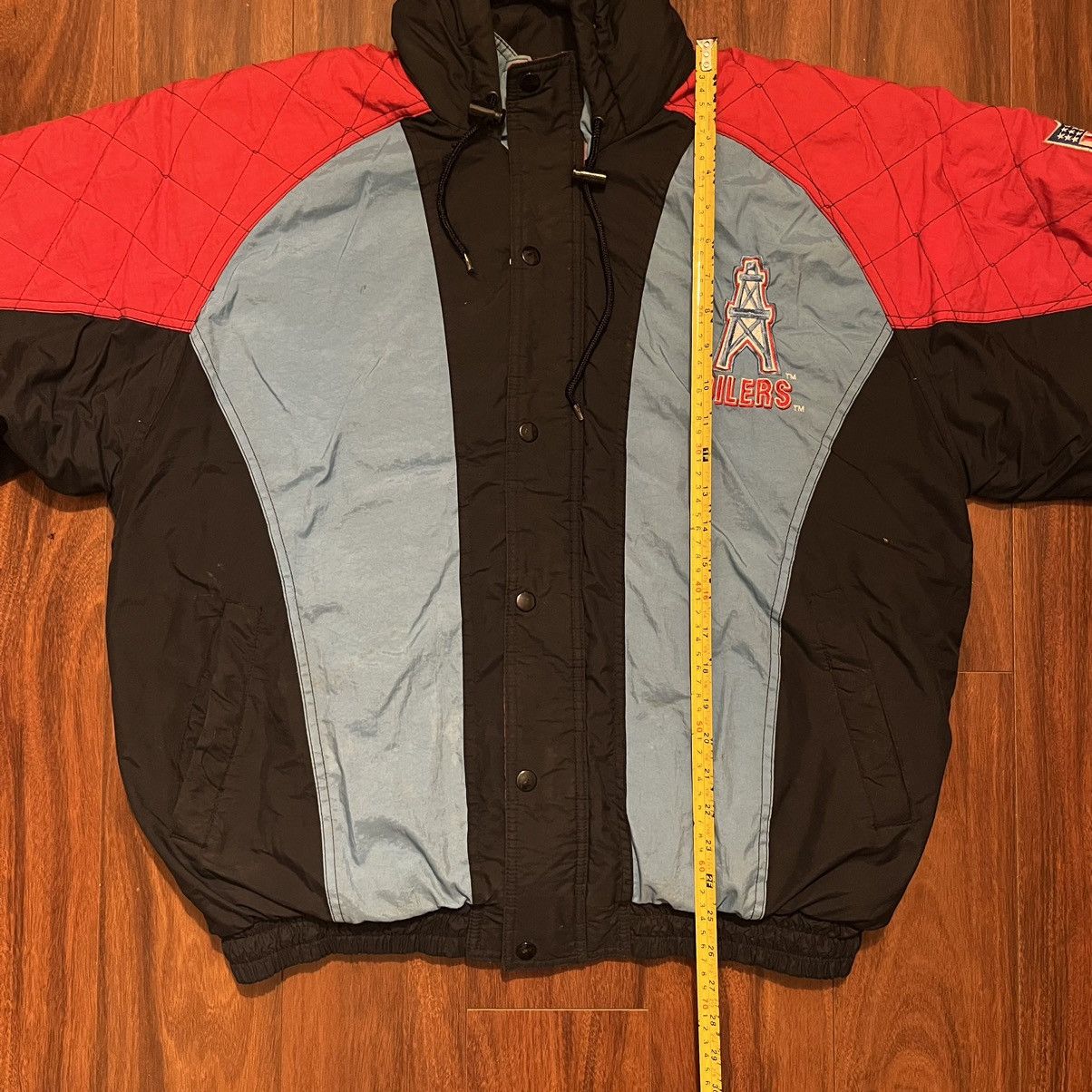 NFL Vintage 90s NFL HOUSTON OILERS Texans STARTER PUFFER JACKET Size US M / EU 48-50 / 2 - 3 Thumbnail