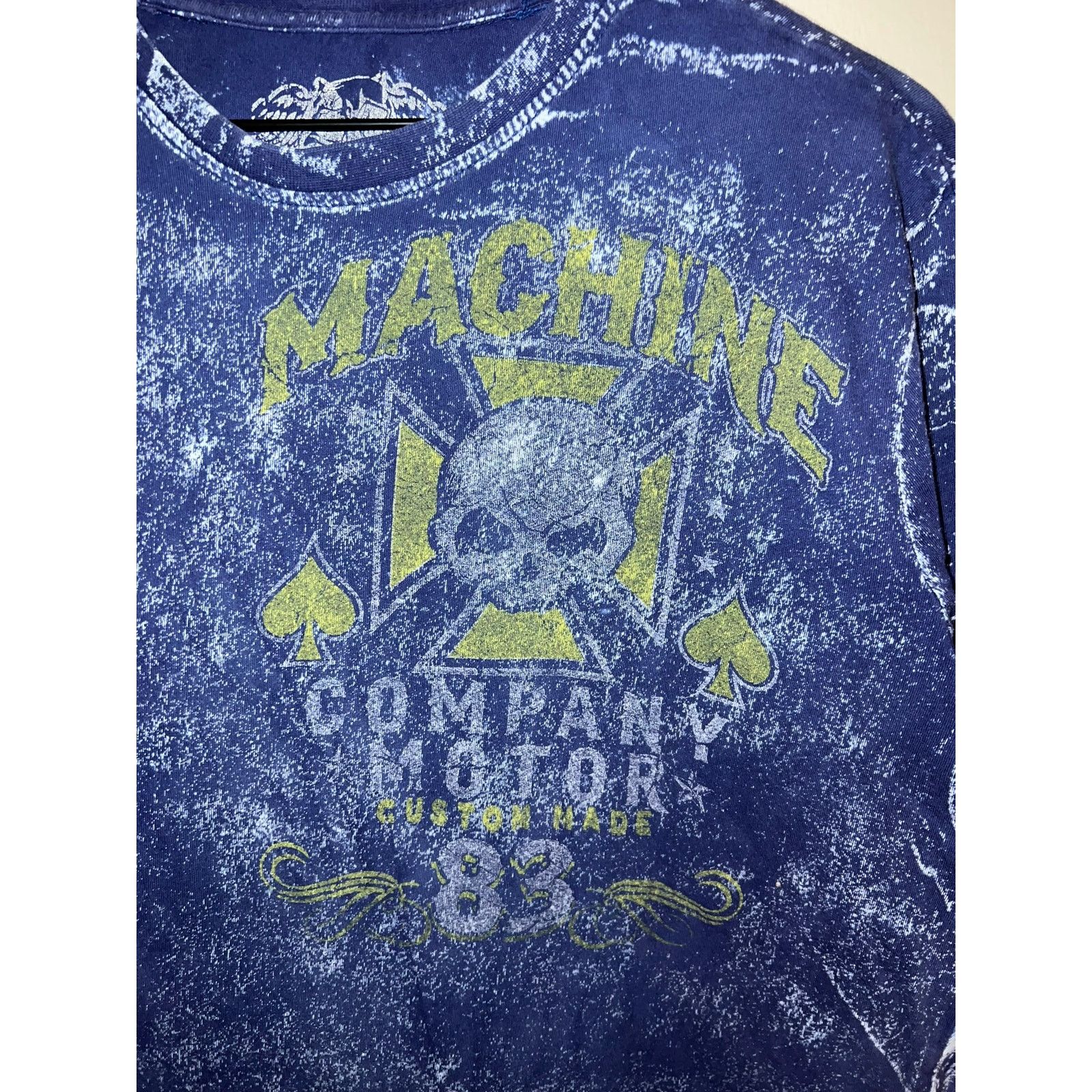 Vintage Y2K Custom Machine Shirt Motor Company AOP Tee 2000s Large Size US L / EU 52-54 / 3 - 3 Thumbnail