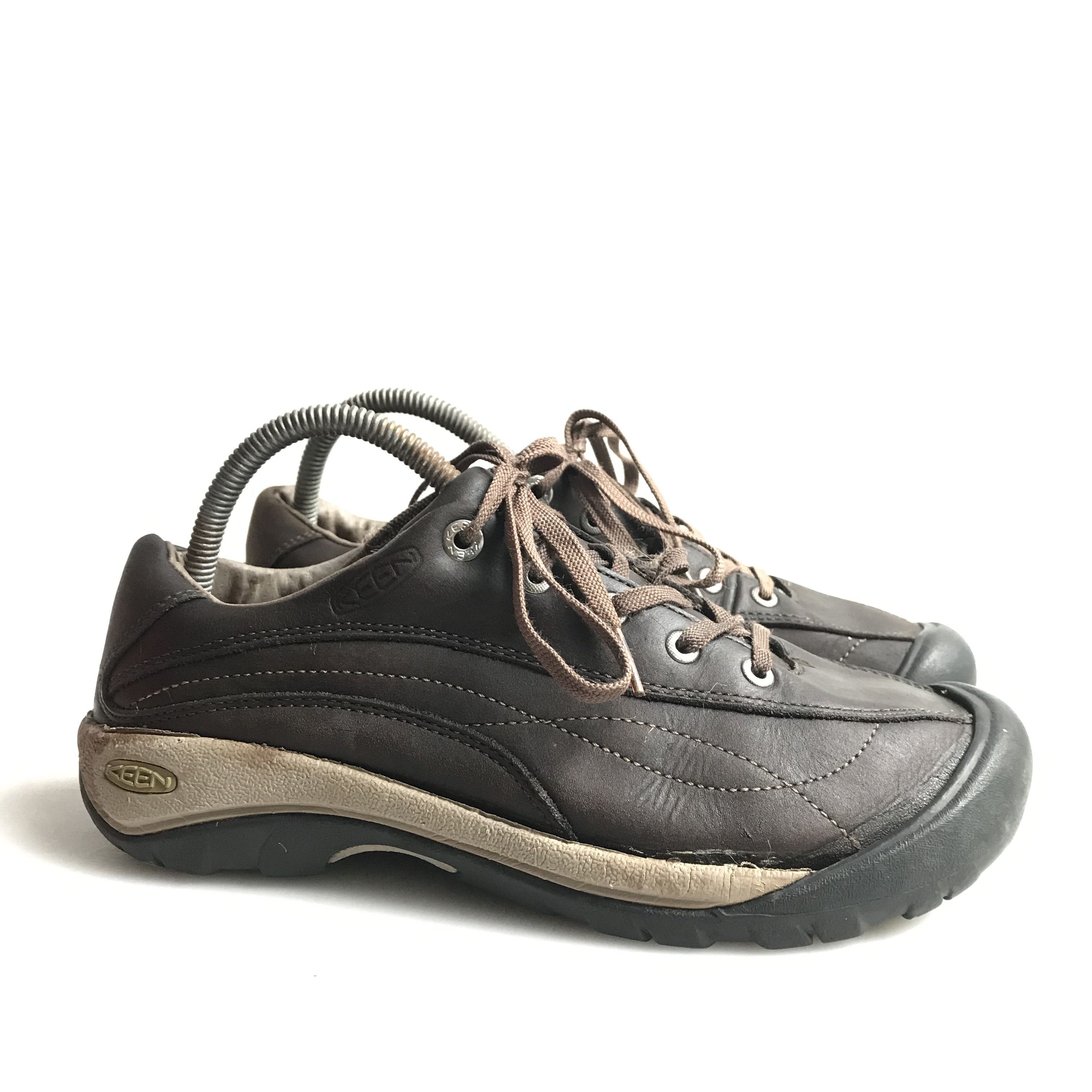 KEEN Vintage KEEN Toyah Brown Leather Oxfords Size US 7 / EU 40 - 3 Thumbnail