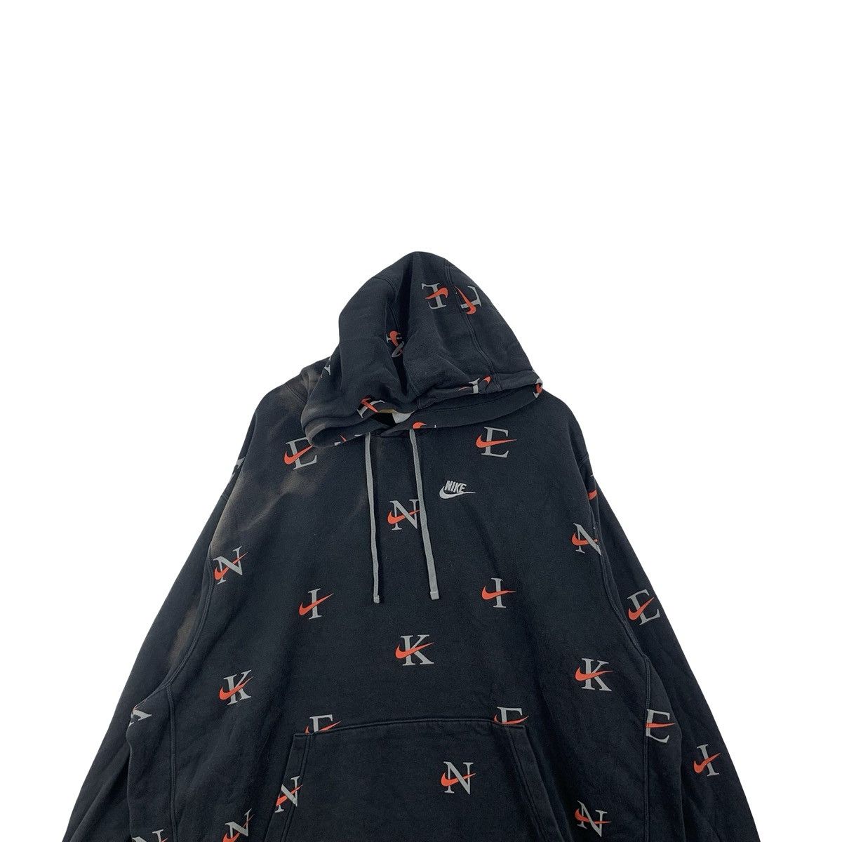 Nike NIKE SWOOSH Minimalist Embroidered Logo Full Print Hoodie Size US XXL / EU 58 / 5 - 2 Thumbnail