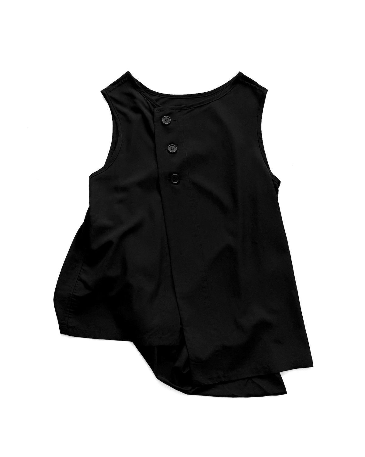 Y's Y’s Yohji Yamamoto Asymmetric Button Vest shirt Size M / US 6-8 / IT 42-44 - 1 Thumbnail