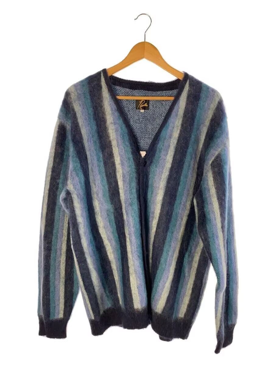 Needles Striped Mohair Knit Cardigan | Grailed