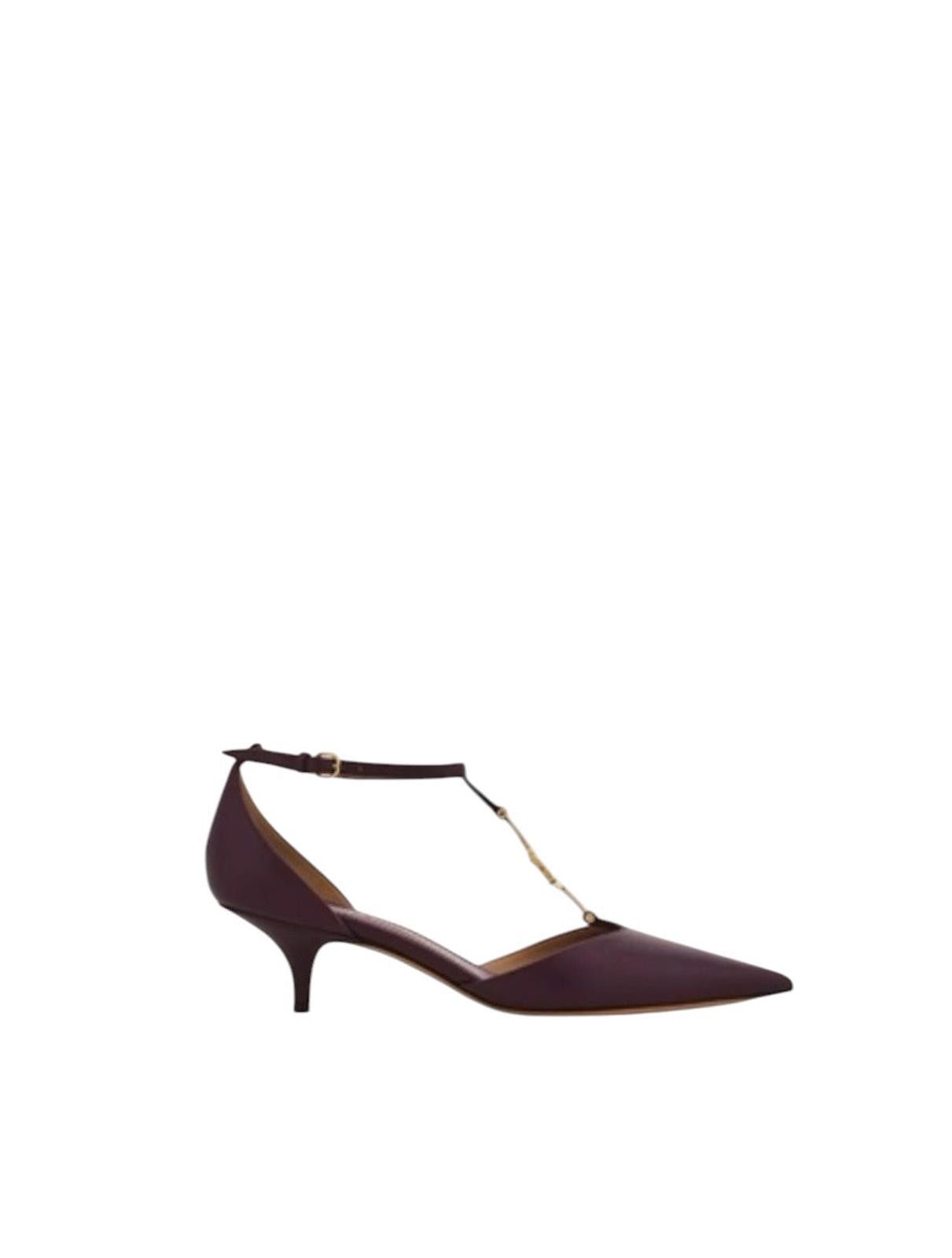 Salvatore Ferragamo Ferragamo F-Buckle T-Strap Pump Size US 7.5 / IT 37.5 - 1 Thumbnail