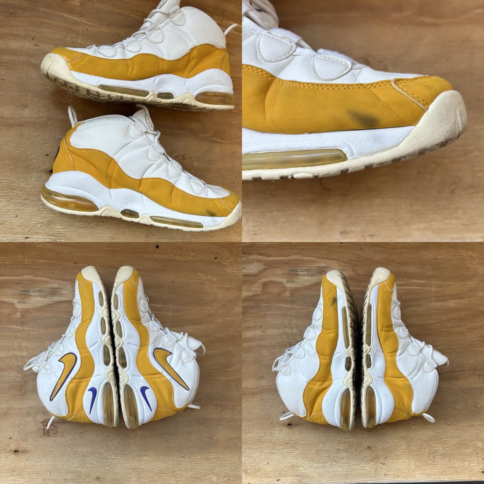 Nike VINTAGE Nike Air Max Tempo Basketball Men White 2003 10.5 US Mens Penny Pippen Jordan LA Lakers UPTEMPO Shirt? Size US 10 / EU 43 - 8 Thumbnail