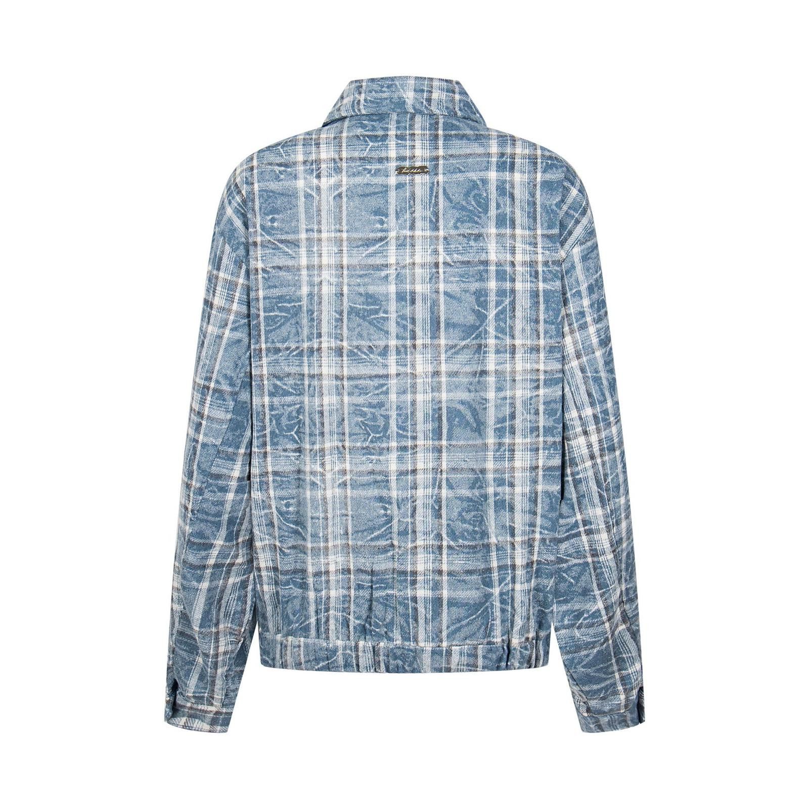 Japanese Brand Plaid Quilted Light Full Zip Jacket Size US M / EU 48-50 / 2 - 2 Thumbnail